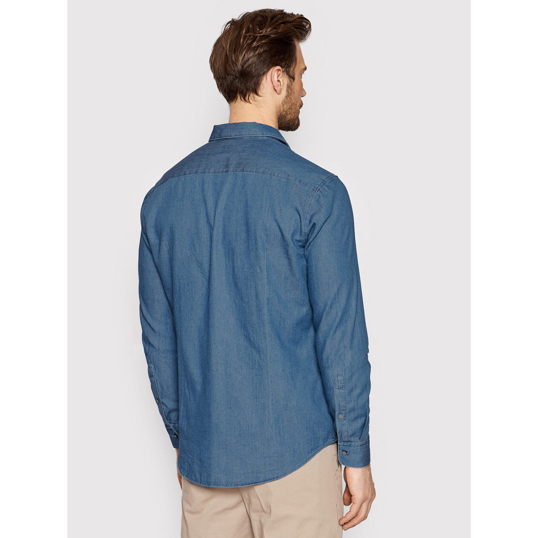 Boss дънкова риза Ronni_P 50471367 Син Slim Fit - Pepit.bg