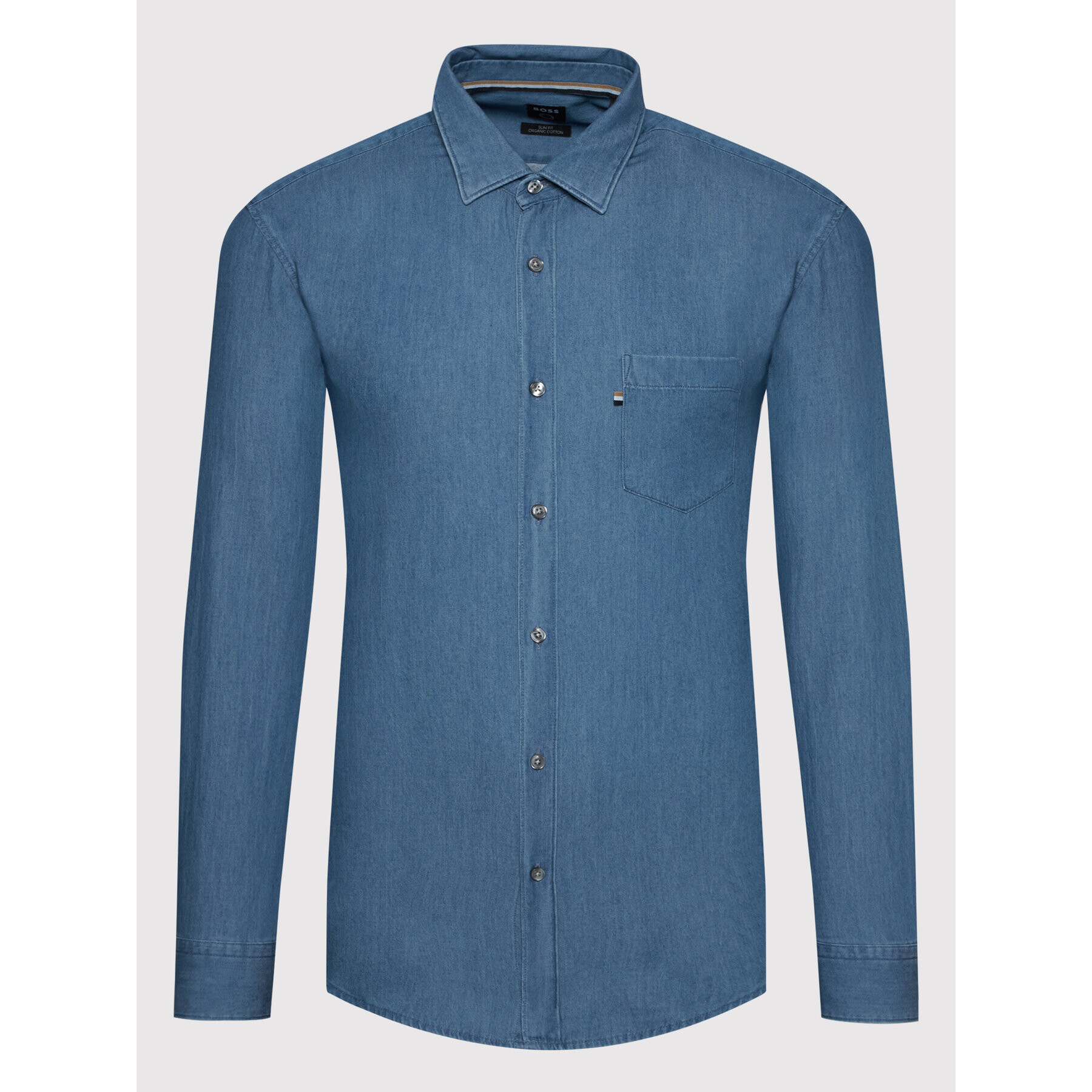 Boss дънкова риза Ronni_P 50471367 Син Slim Fit - Pepit.bg