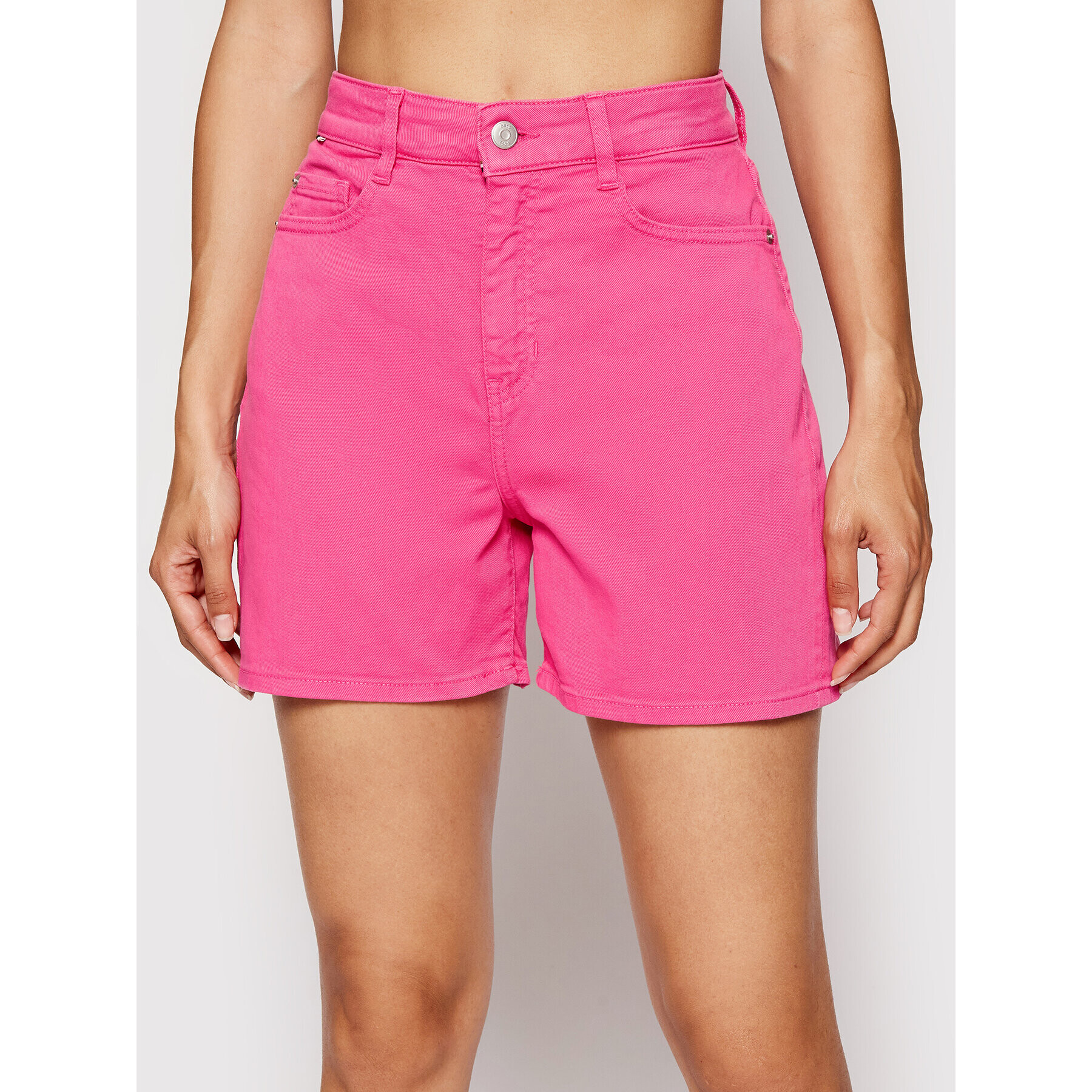 Boss Дънкови шорти 50468082 Розов Relaxed Fit - Pepit.bg