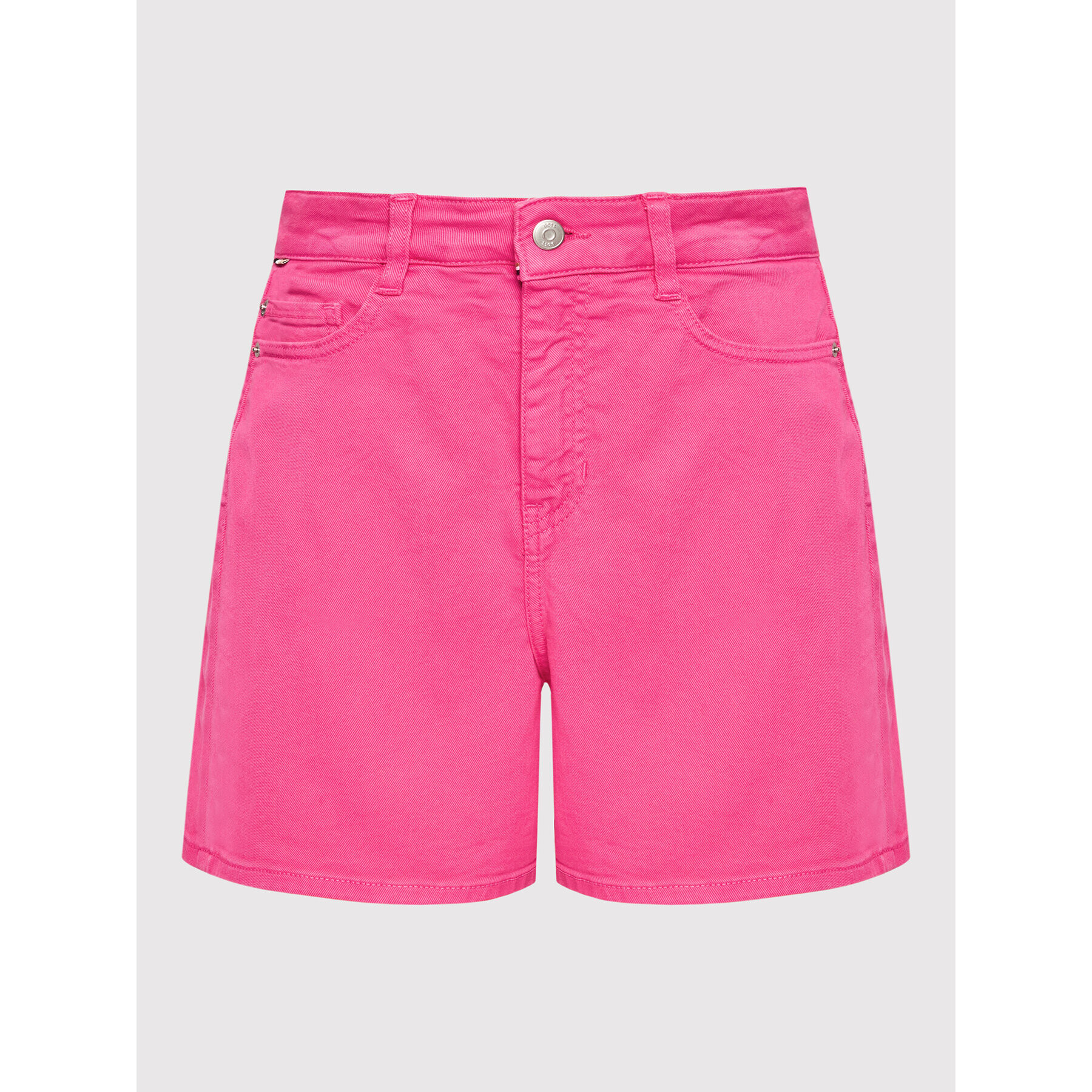 Boss Дънкови шорти 50468082 Розов Relaxed Fit - Pepit.bg