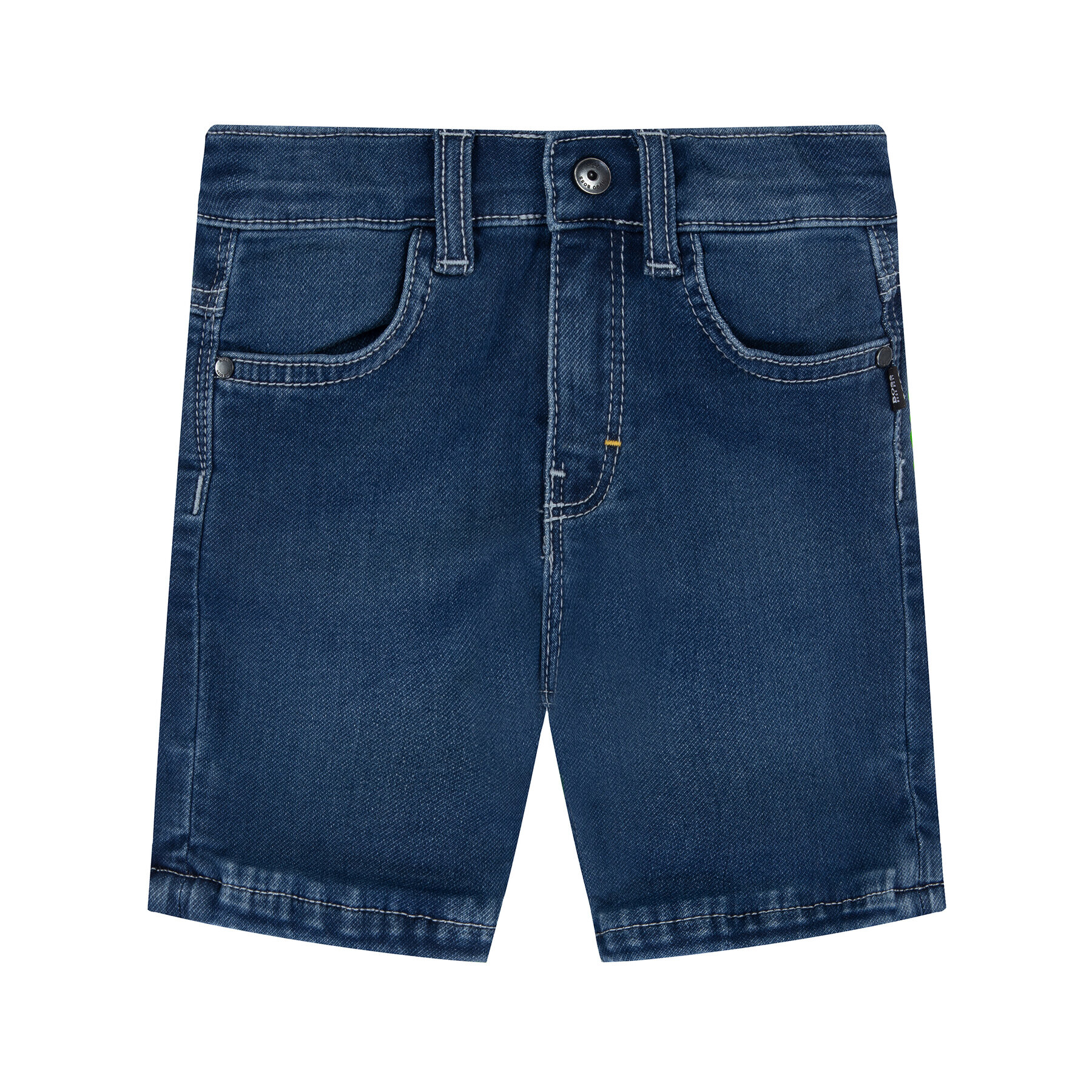 Boss Дънкови шорти J04373 D Тъмносин Regular Fit - Pepit.bg