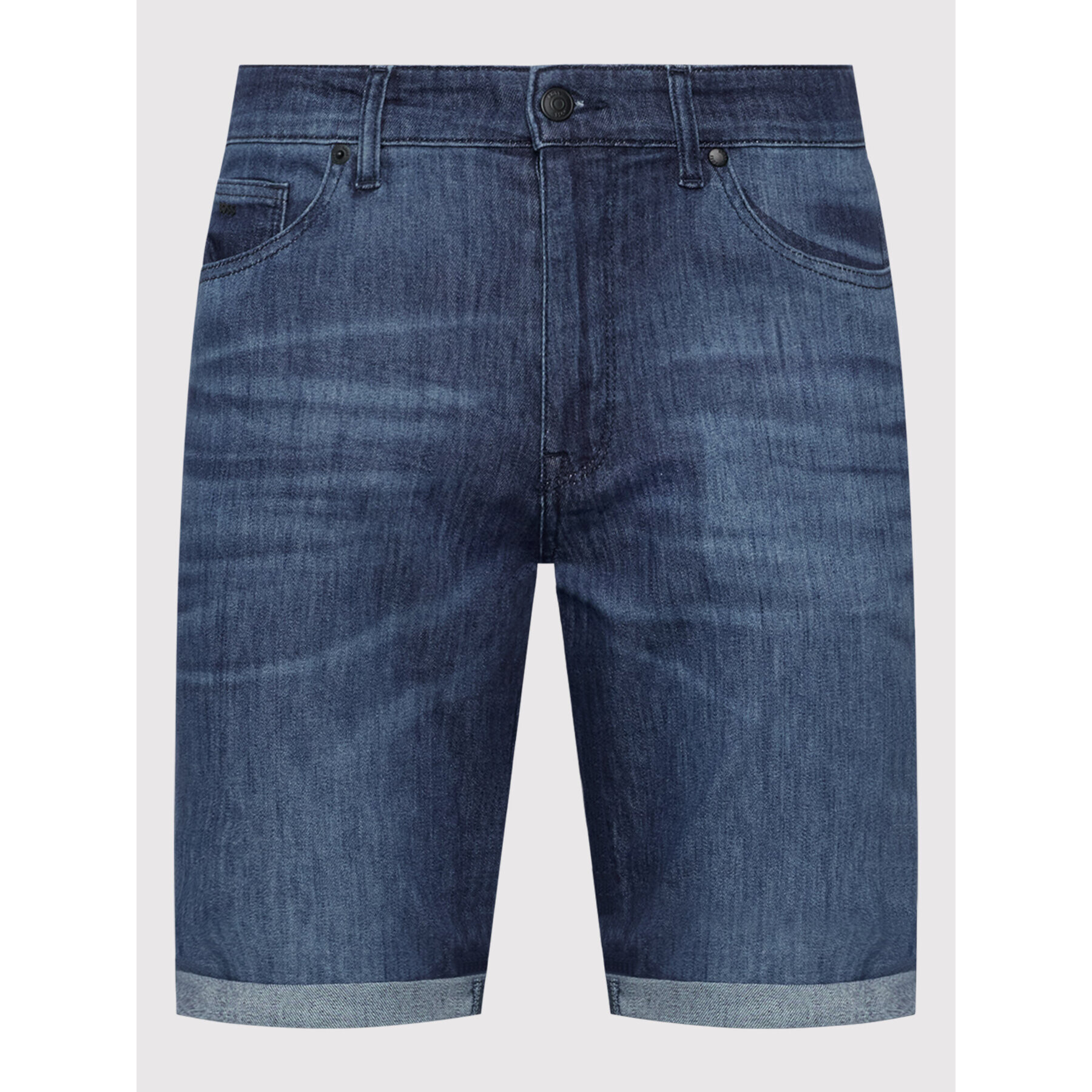 Boss Дънкови шорти Maine3 50473024 Тъмносин Regular Fit - Pepit.bg