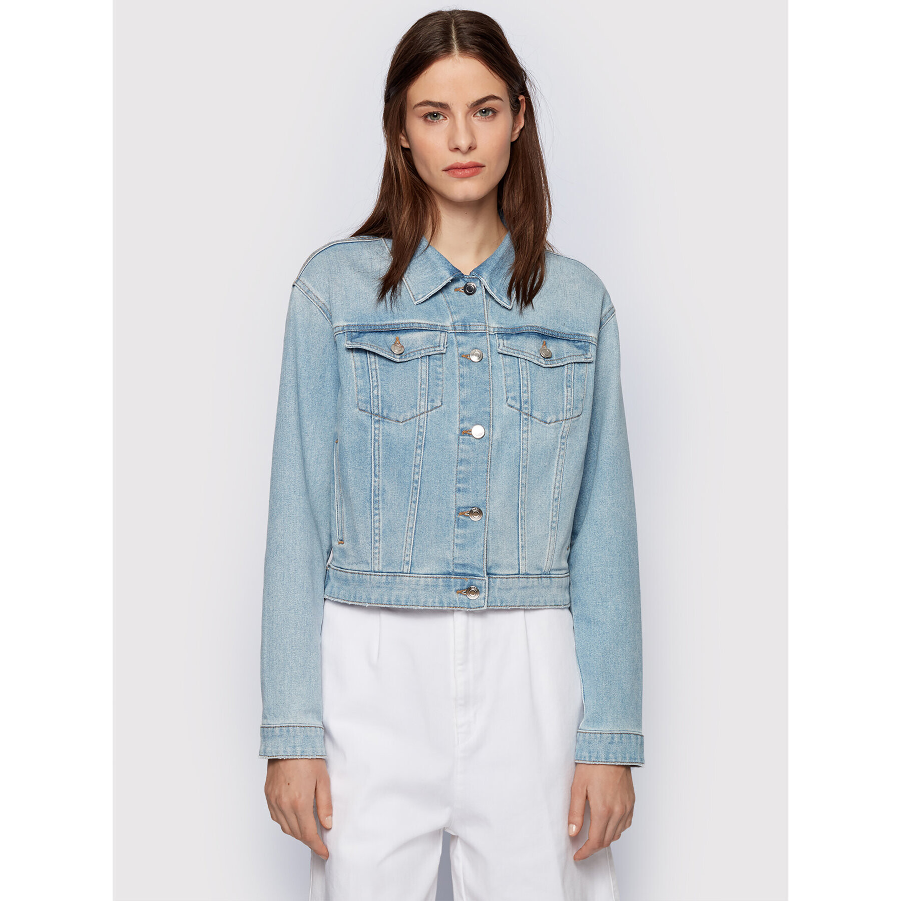 Boss Дънково яке Denim Jacket 1.0 50448340 Син Relaxed Fit - Pepit.bg