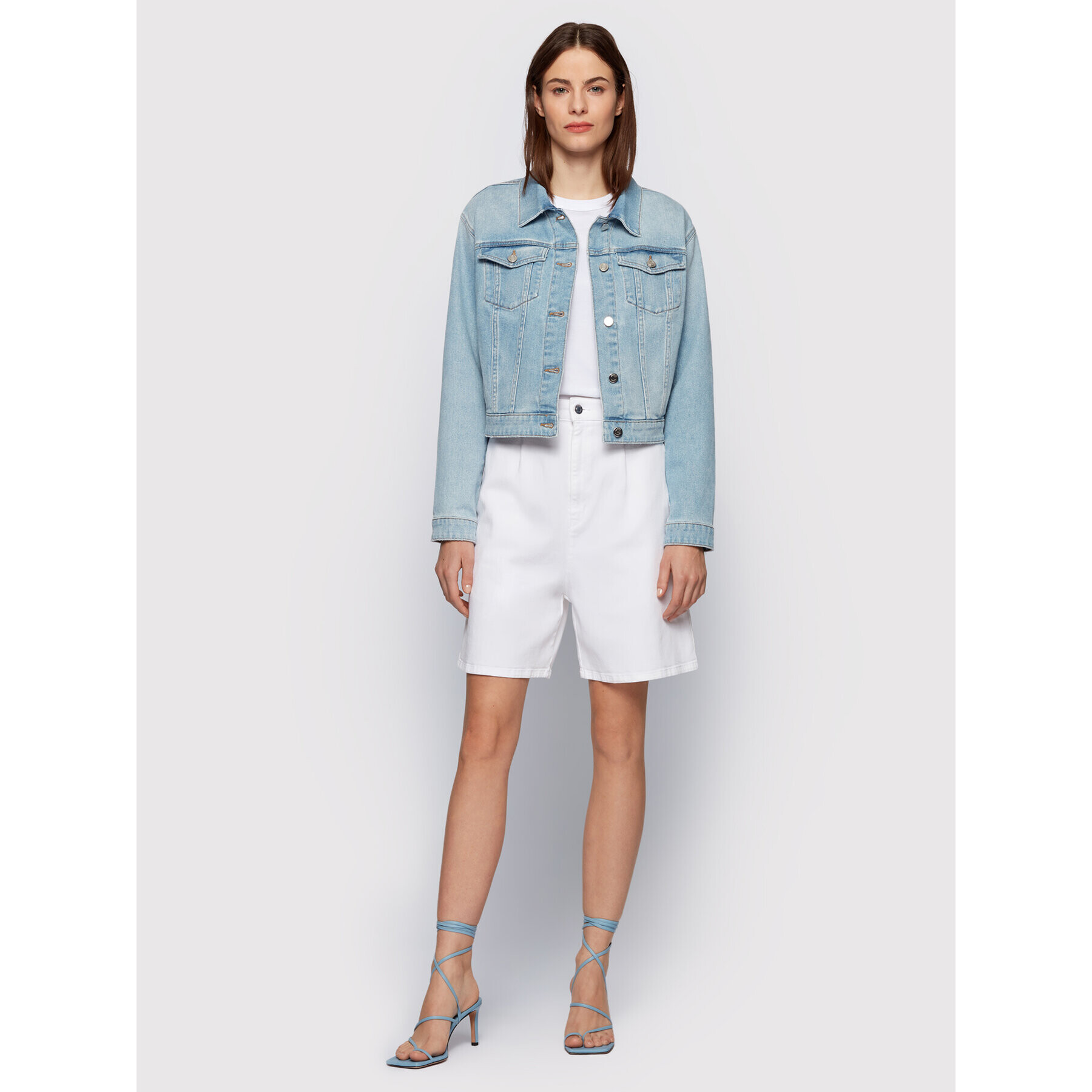 Boss Дънково яке Denim Jacket 1.0 50448340 Син Relaxed Fit - Pepit.bg