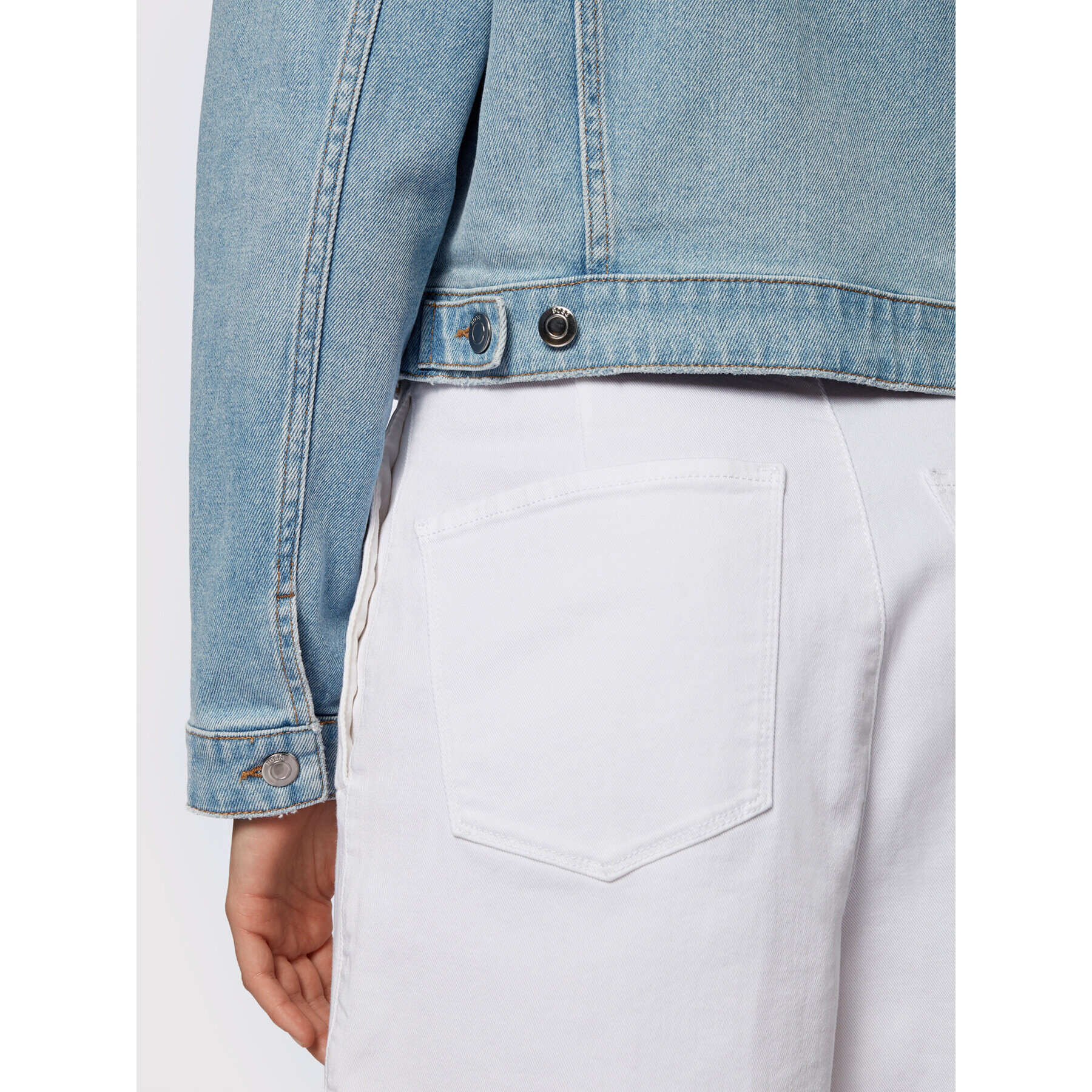 Boss Дънково яке Denim Jacket 1.0 50448340 Син Relaxed Fit - Pepit.bg
