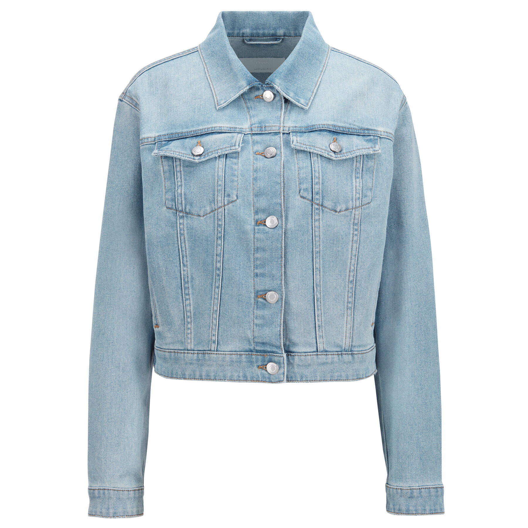 Boss Дънково яке Denim Jacket 1.0 50448340 Син Relaxed Fit - Pepit.bg