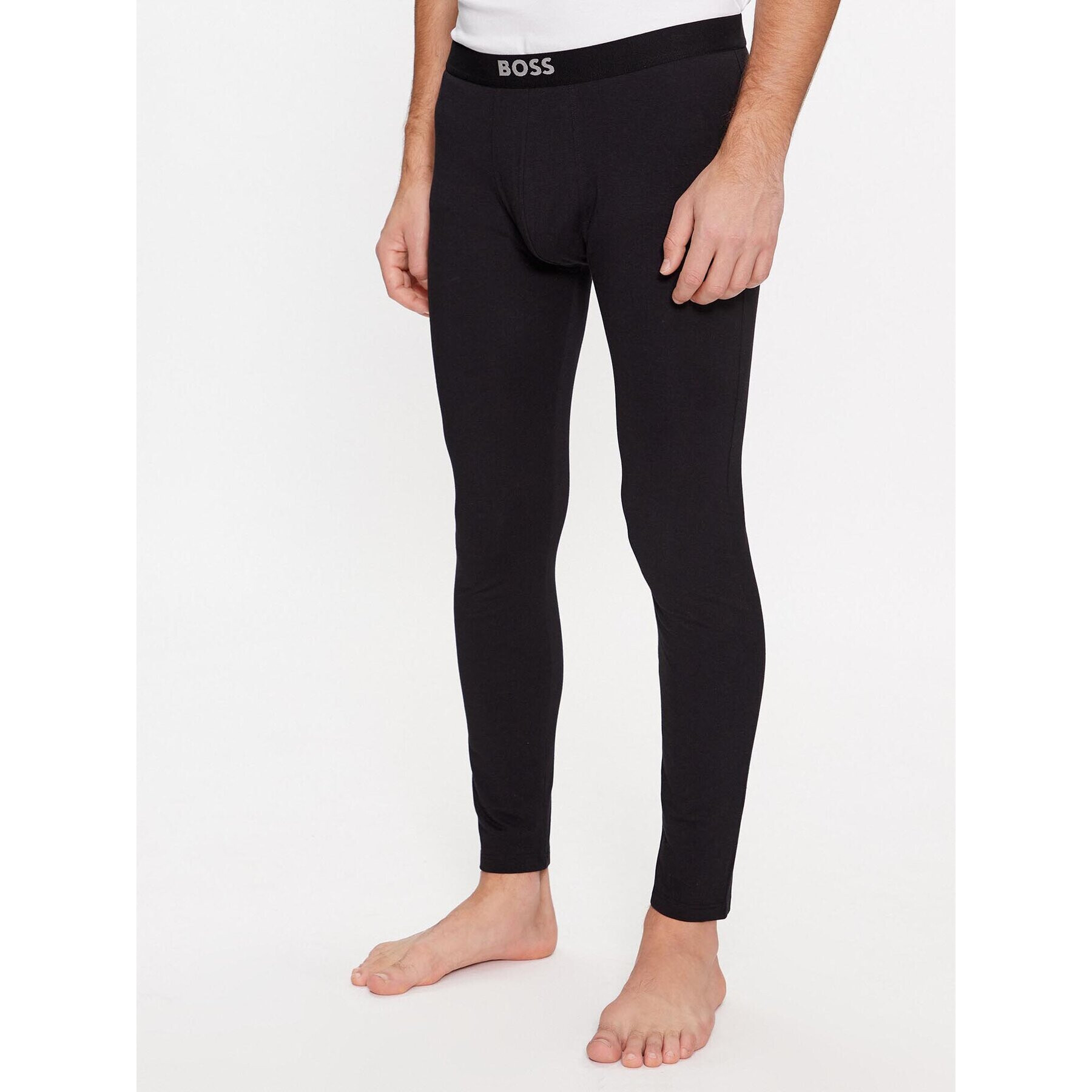 Boss Долни мъжки клинове Long John Infinity 50499391 Черен - Pepit.bg