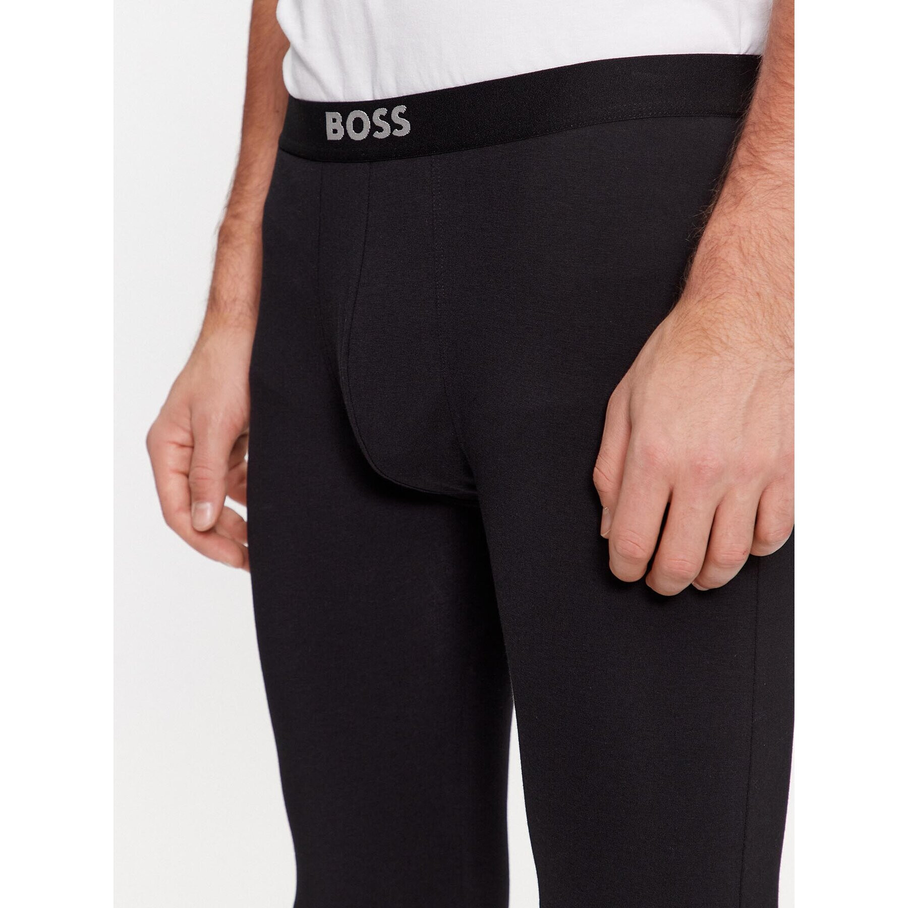 Boss Долни мъжки клинове Long John Infinity 50499391 Черен - Pepit.bg