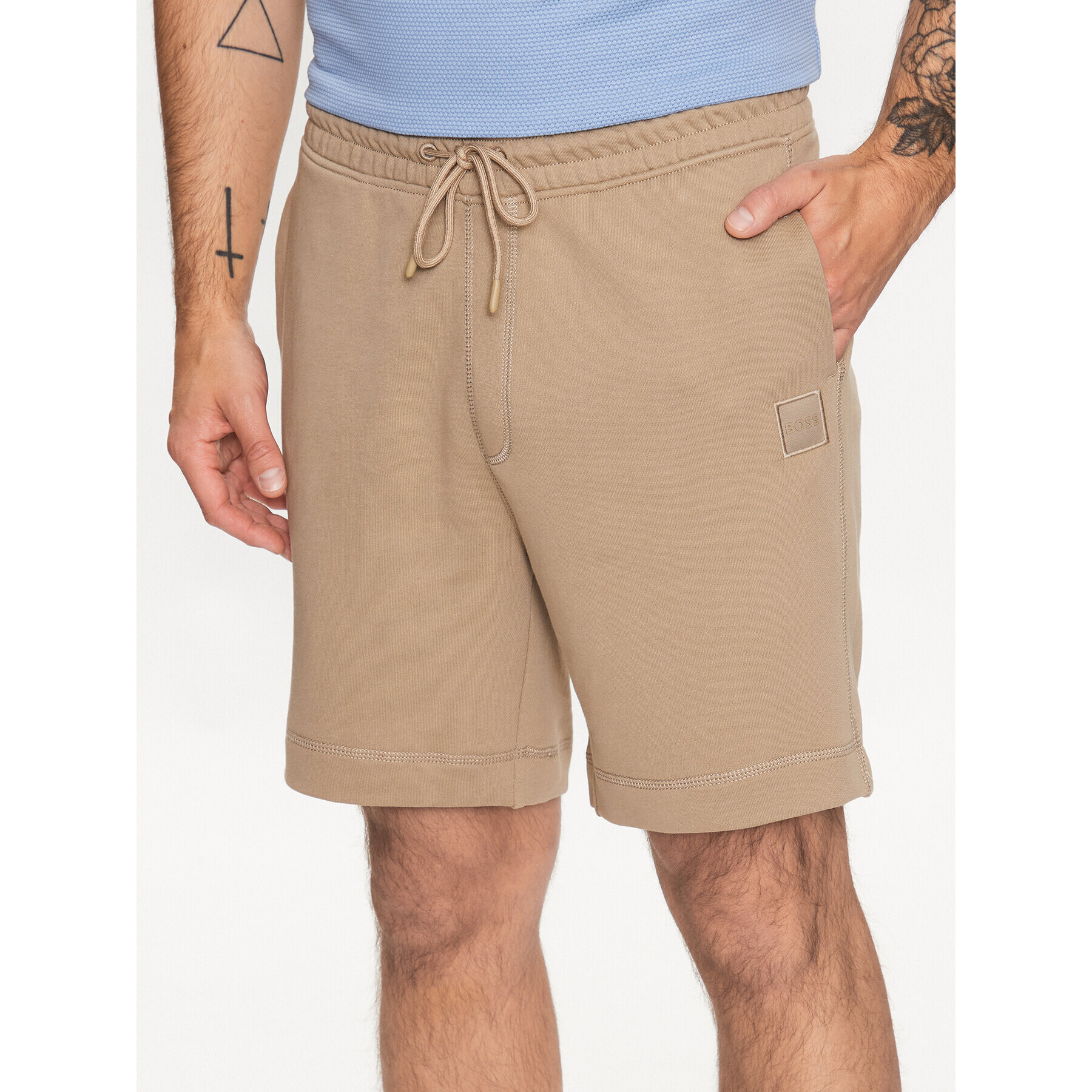 Boss Долнище анцуг 50468454 Бежов Regular Fit - Pepit.bg