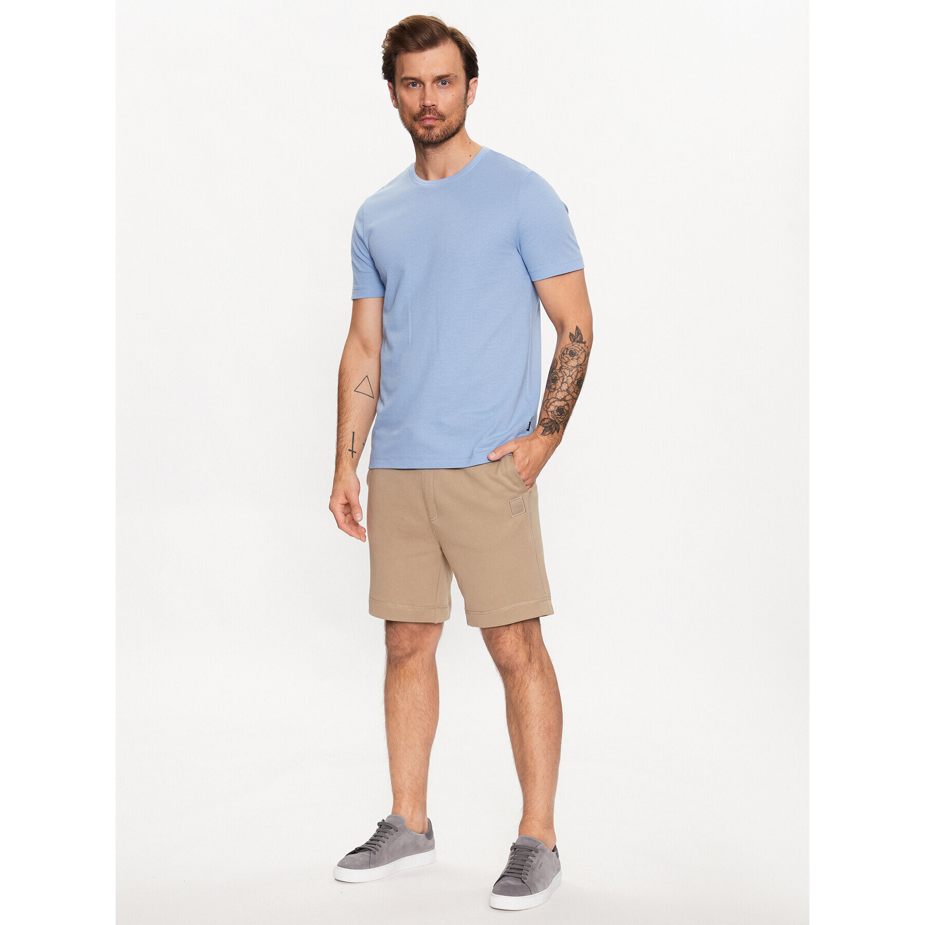 Boss Долнище анцуг 50468454 Бежов Regular Fit - Pepit.bg