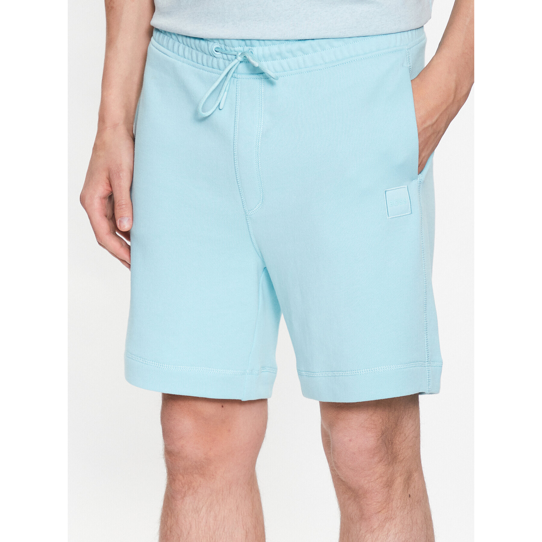 Boss Спортни шорти 50468454 Син Regular Fit - Pepit.bg