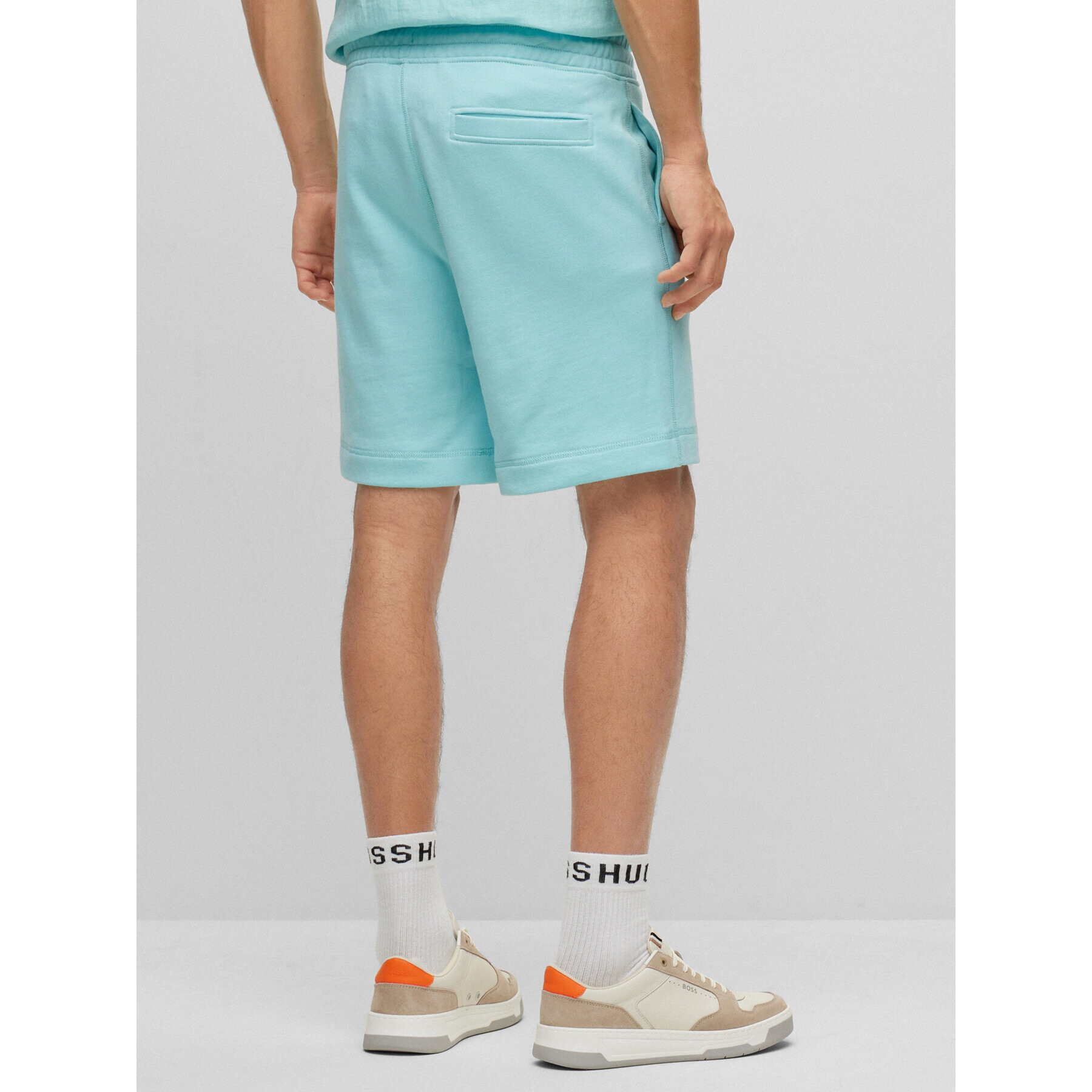 Boss Спортни шорти 50468454 Син Regular Fit - Pepit.bg