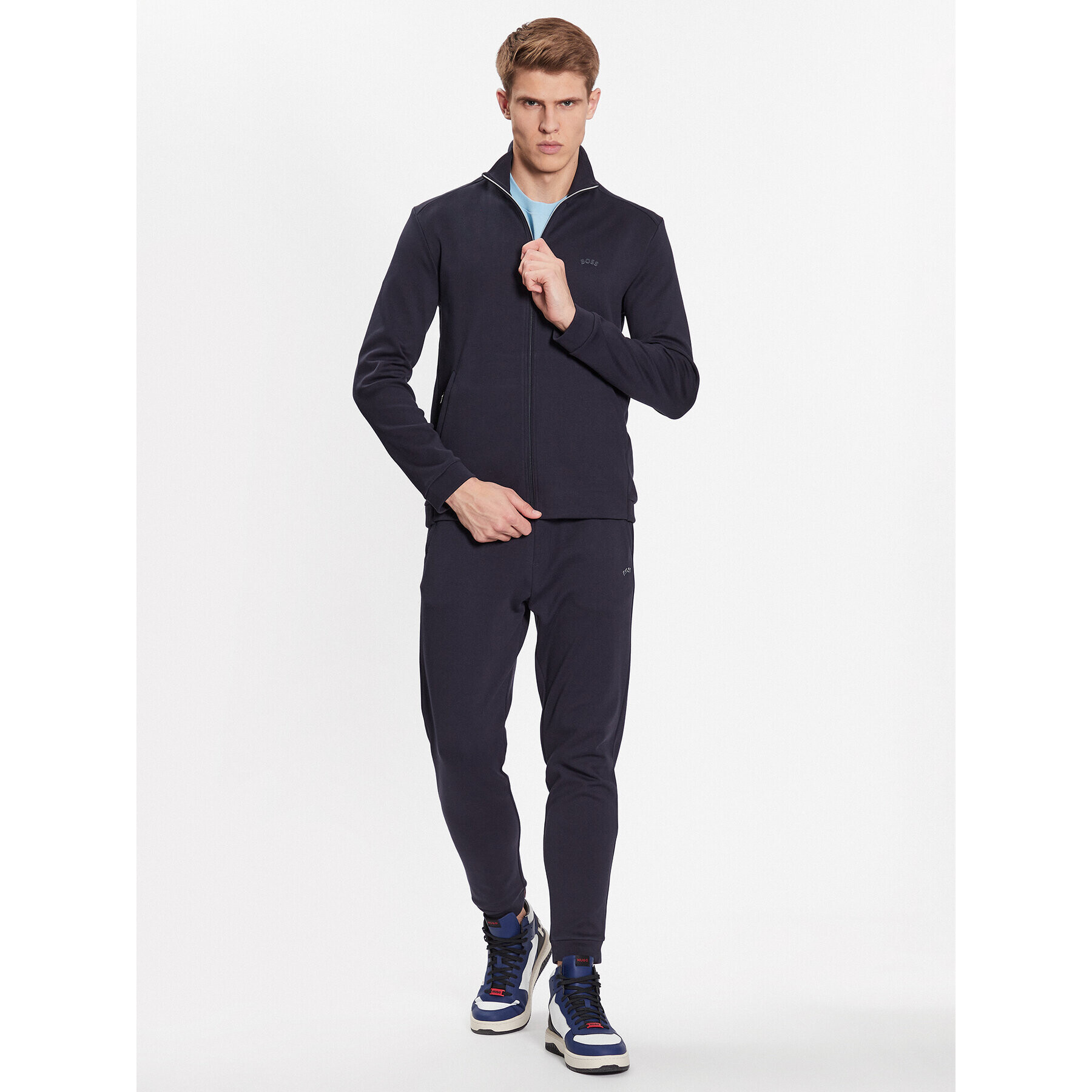 Boss Долнище анцуг 50469098 Тъмносин Regular Fit - Pepit.bg