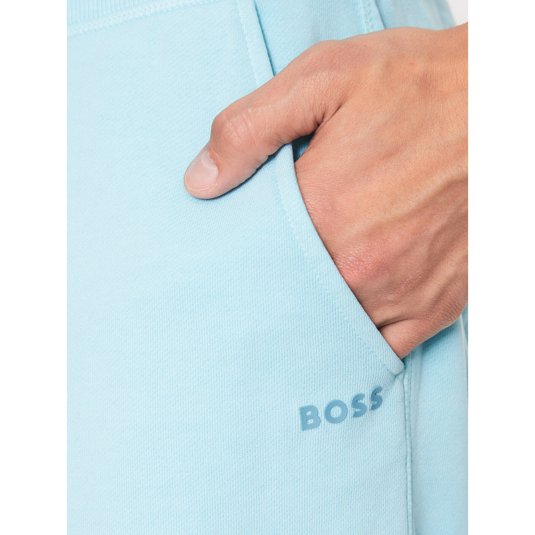 Boss Спортни шорти 50475146 Син Regular Fit - Pepit.bg