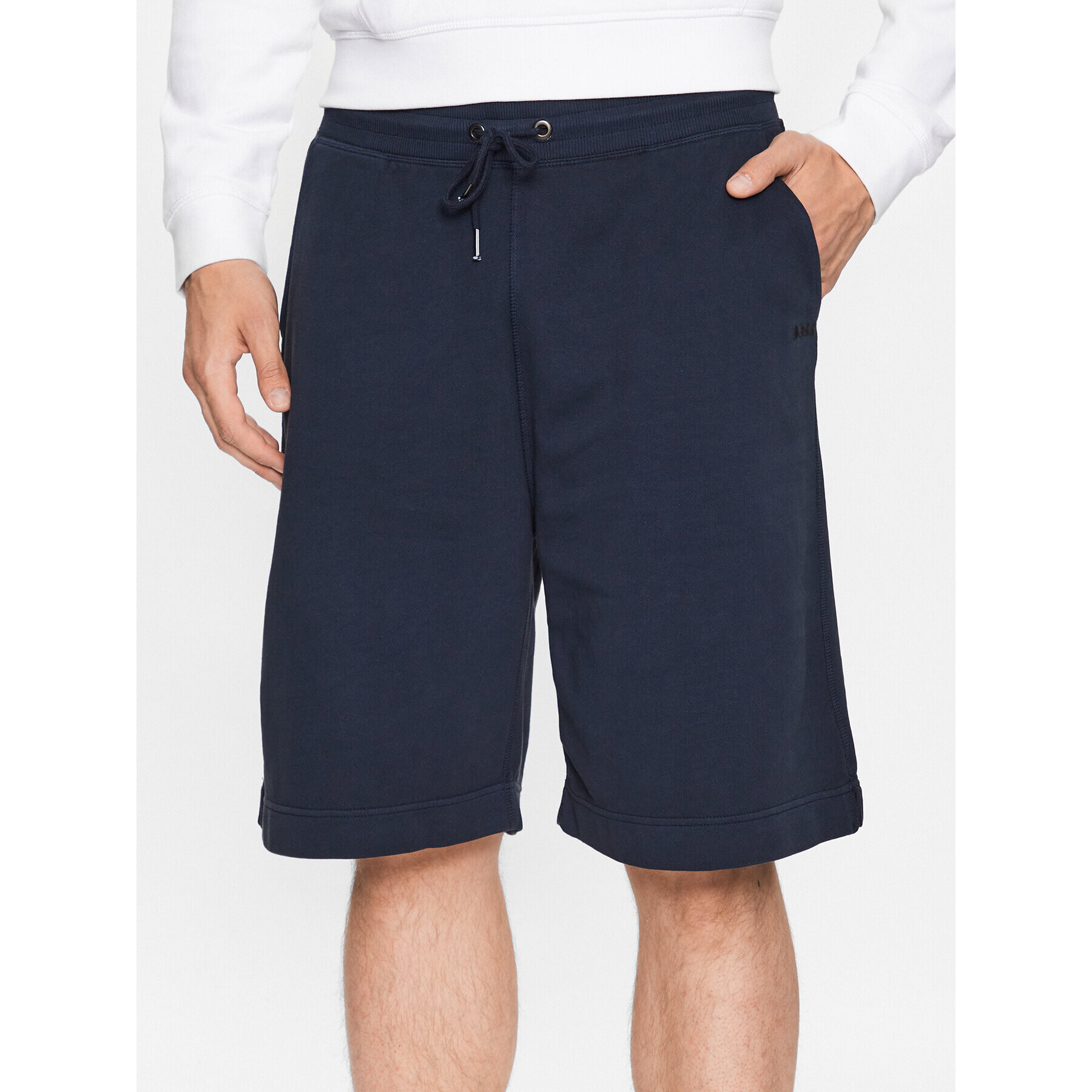 Boss Спортни шорти 50475146 Тъмносин Regular Fit - Pepit.bg