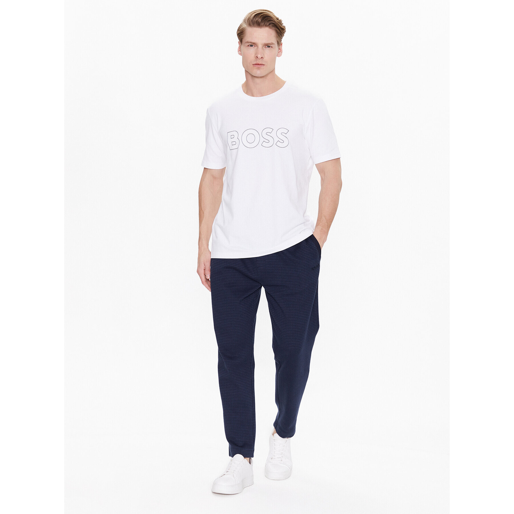 Boss Долнище анцуг 50485958 Тъмносин Regular Fit - Pepit.bg