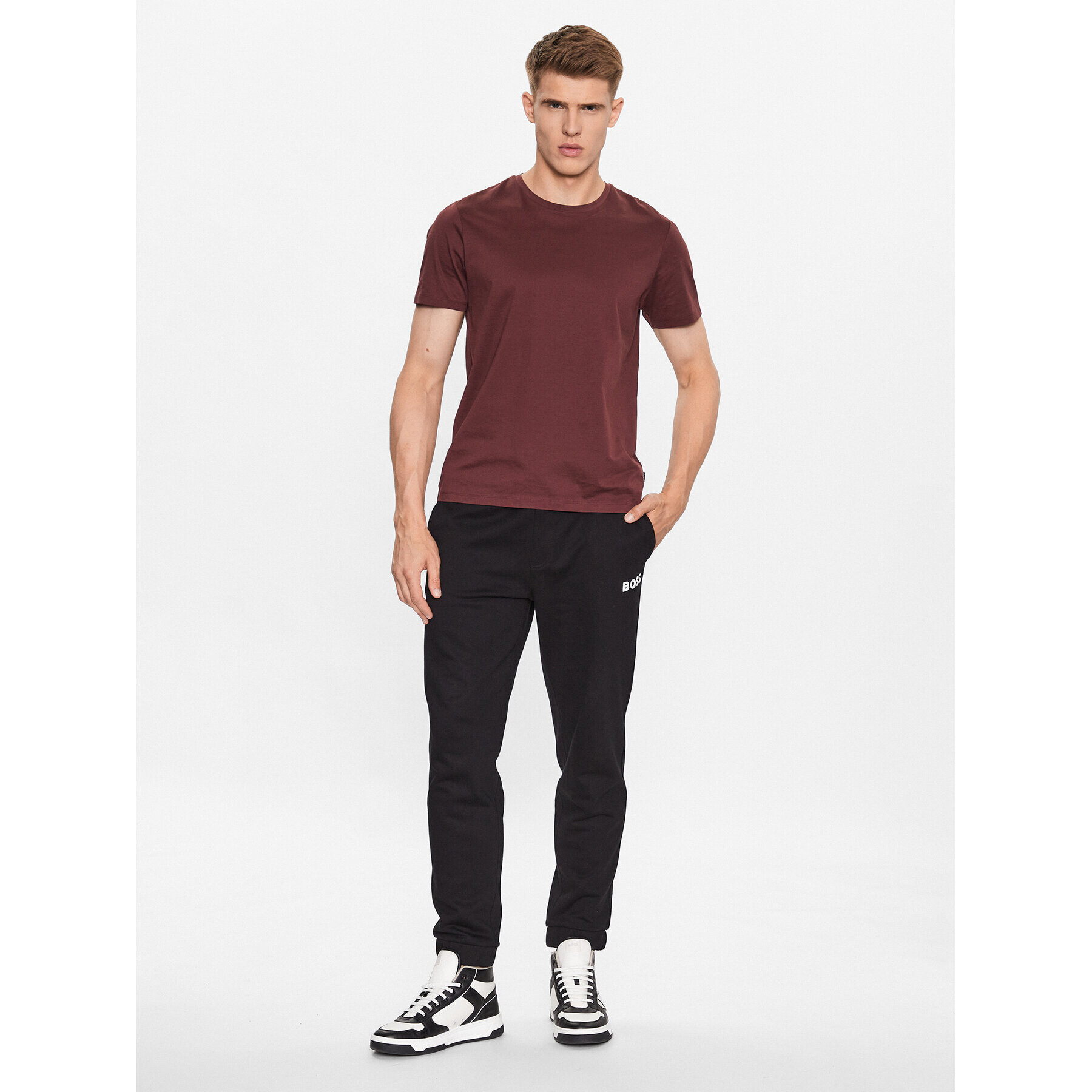Boss Долнище анцуг 50486640 Черен Oversize - Pepit.bg