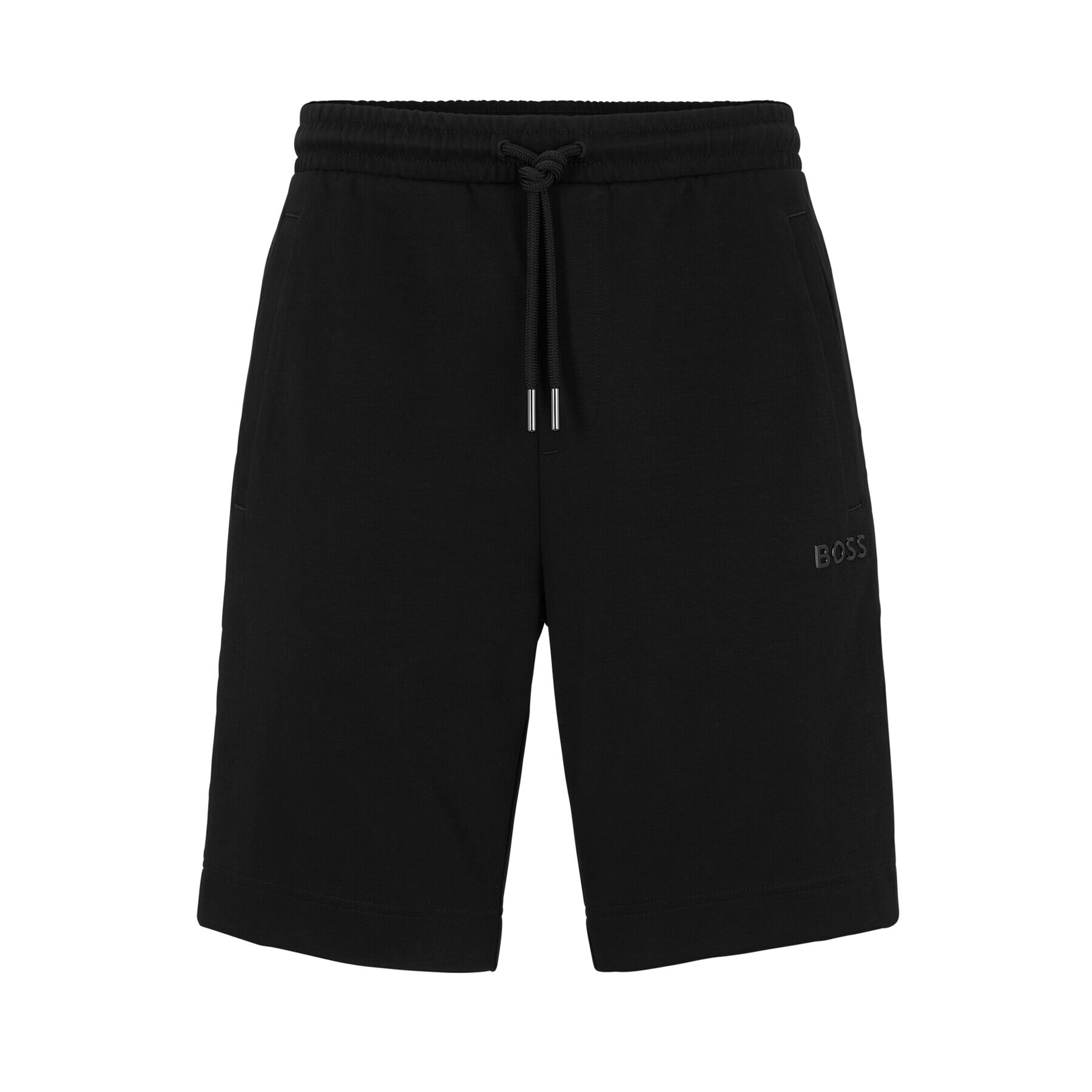 Boss Спортни шорти Headlo Mirror 50486858 Черен Regular Fit - Pepit.bg