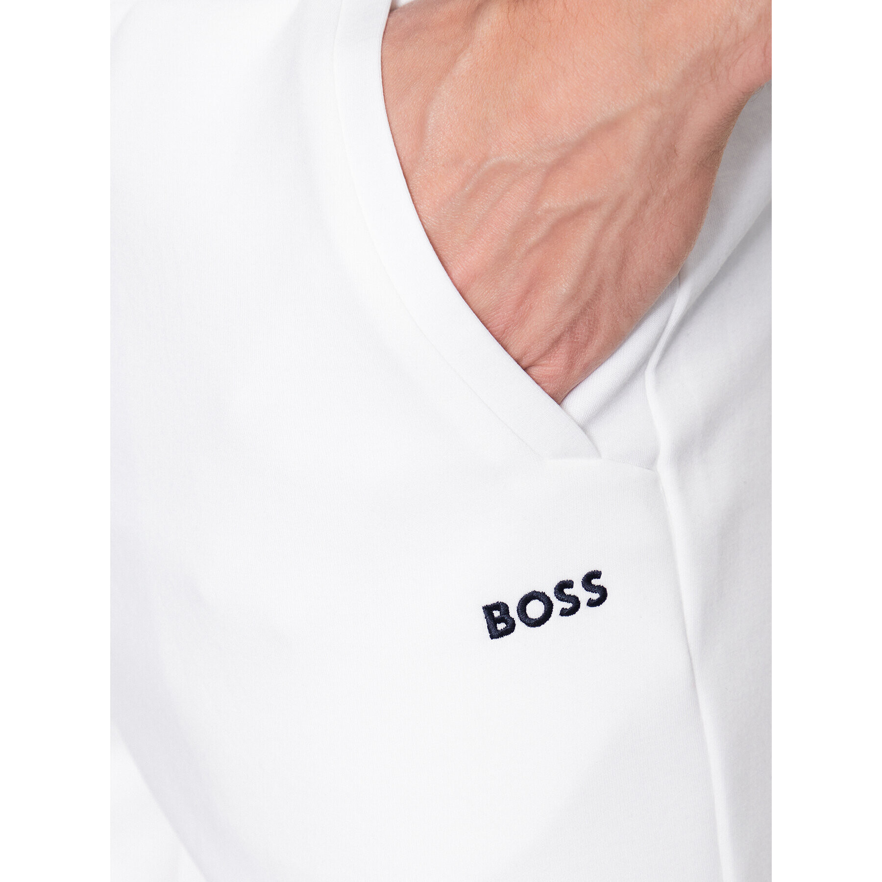Boss Спортни шорти Headlo 50497184 Бял Regular Fit - Pepit.bg