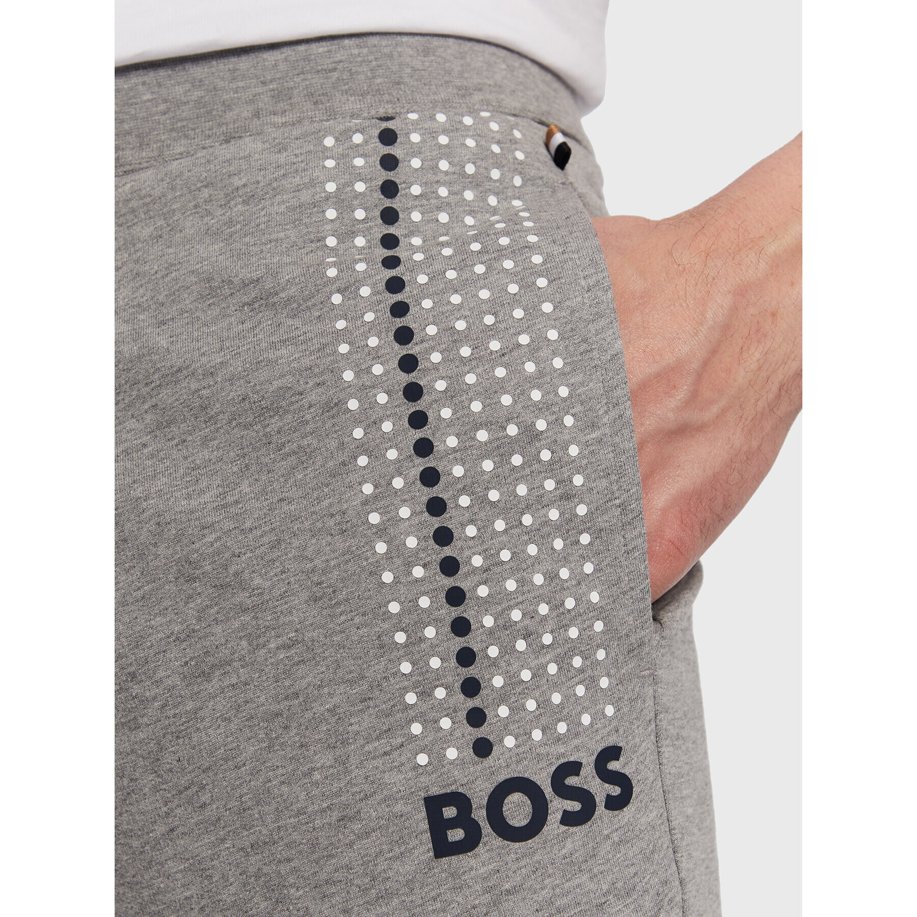 Boss Долнище анцуг Authentic 50485951 Сив Regular Fit - Pepit.bg