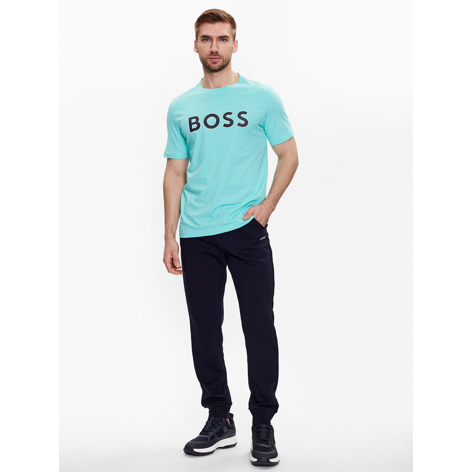 Boss Долнище анцуг Hadiko 1 50497194 Тъмносин Regular Fit - Pepit.bg