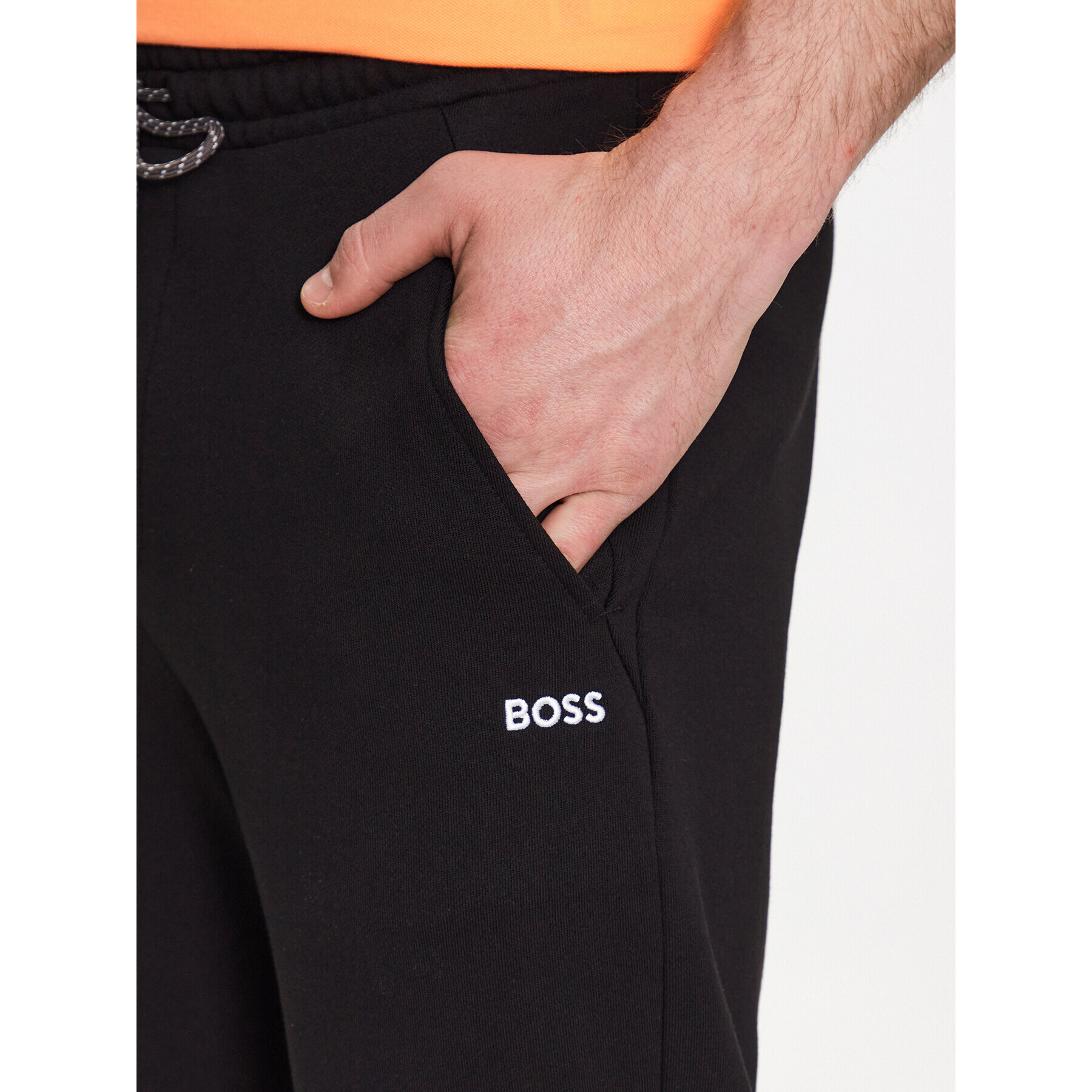 Boss Долнище анцуг Hadiko 50483253 Черен Relaxed Fit - Pepit.bg