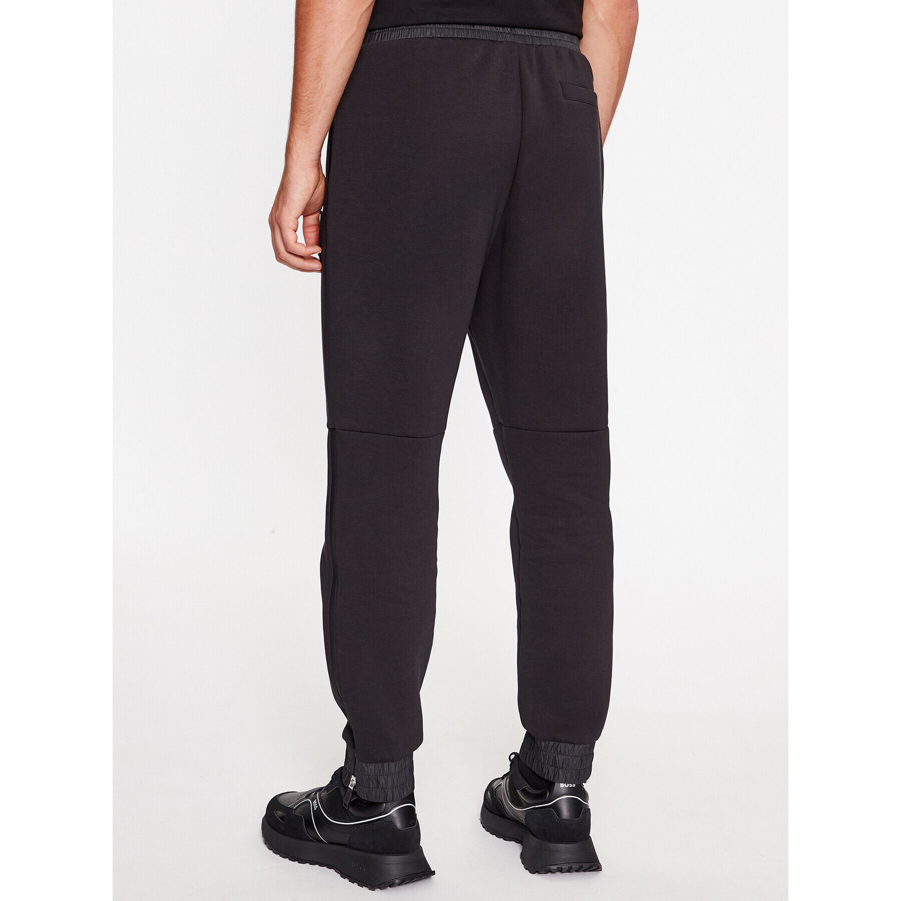 Boss Долнище анцуг Hover Lotus 50499064 Черен Regular Fit - Pepit.bg