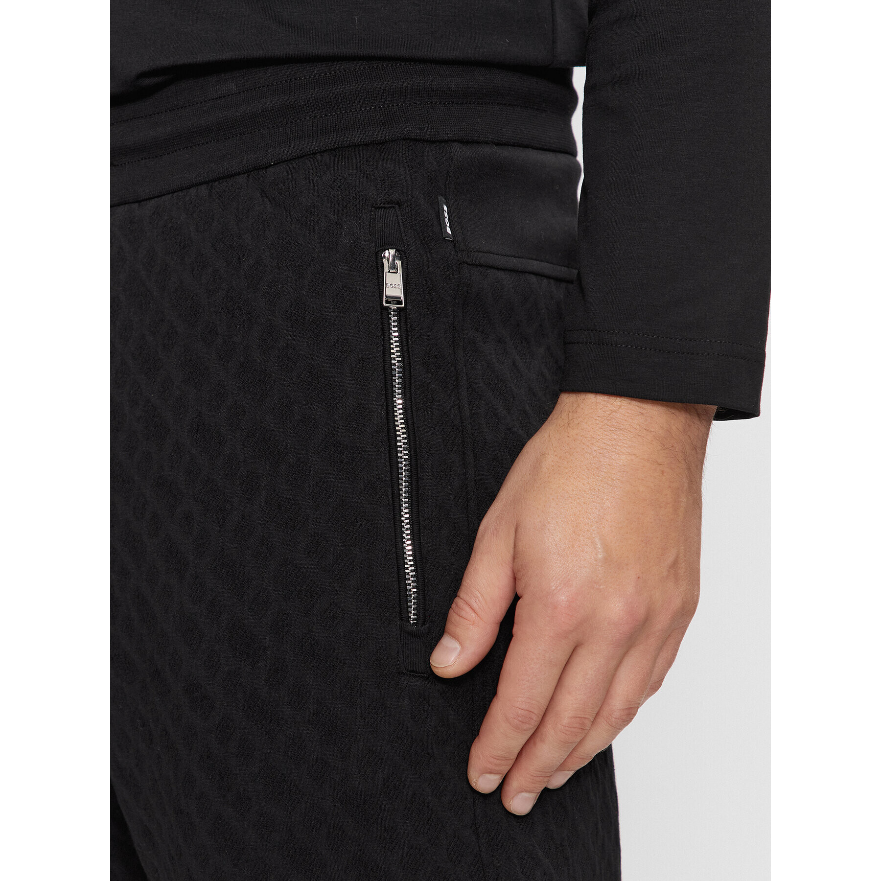 Boss Долнище анцуг Levete 01 50498852 Черен Regular Fit - Pepit.bg