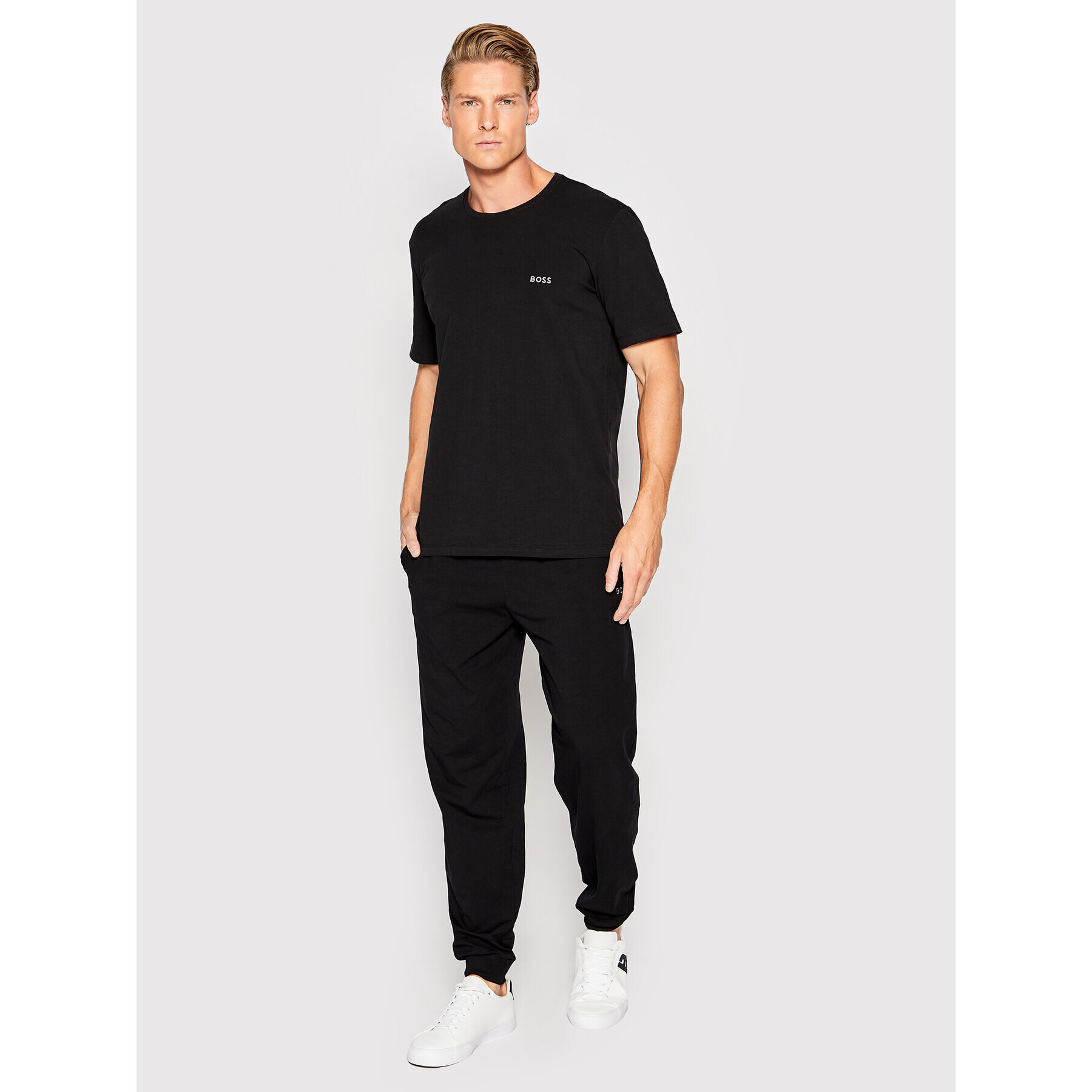 Boss Долнище анцуг Mix&Match 50469538 Черен Regular Fit - Pepit.bg