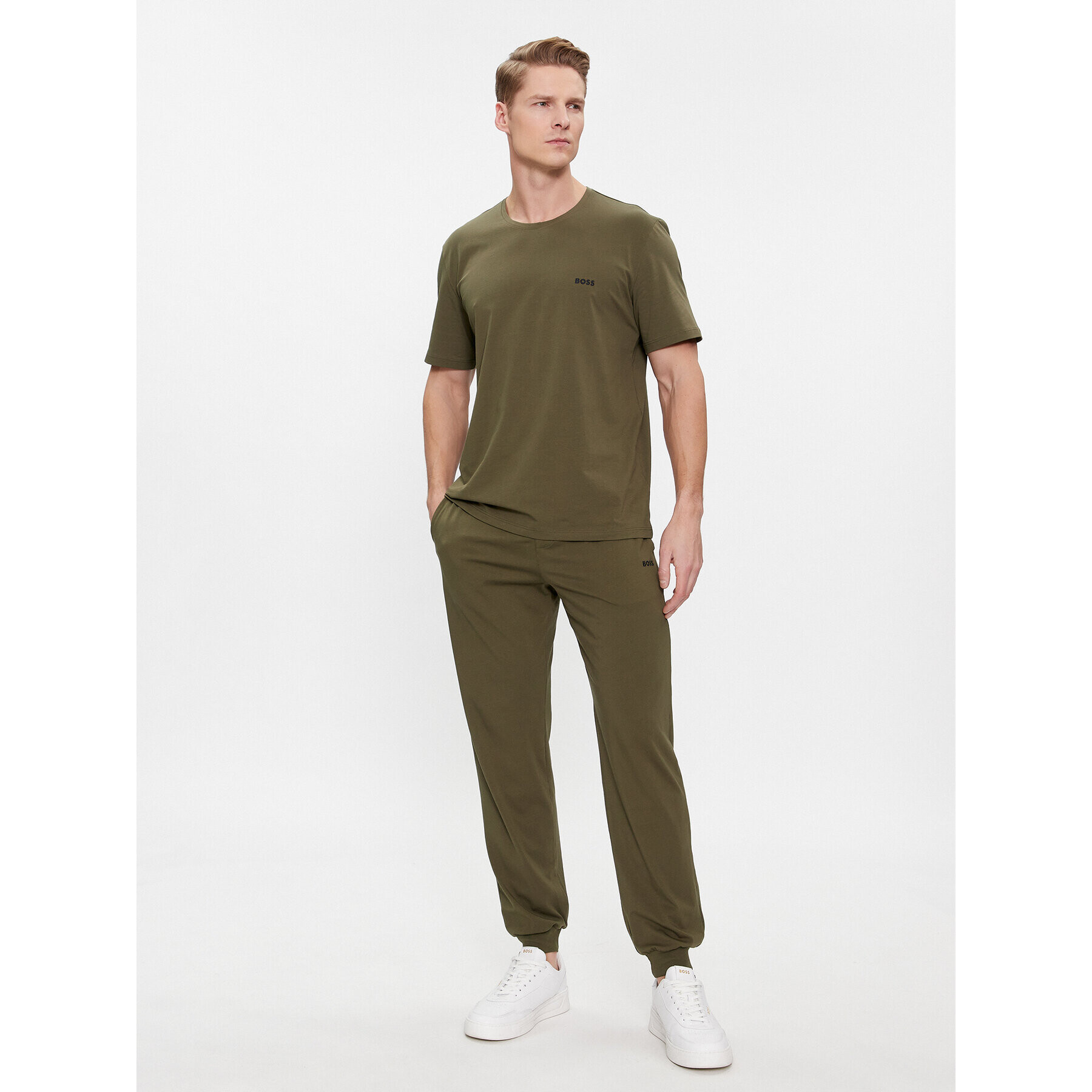 Boss Долнище анцуг Mix&Match Pants 50515305 Зелен Regular Fit - Pepit.bg