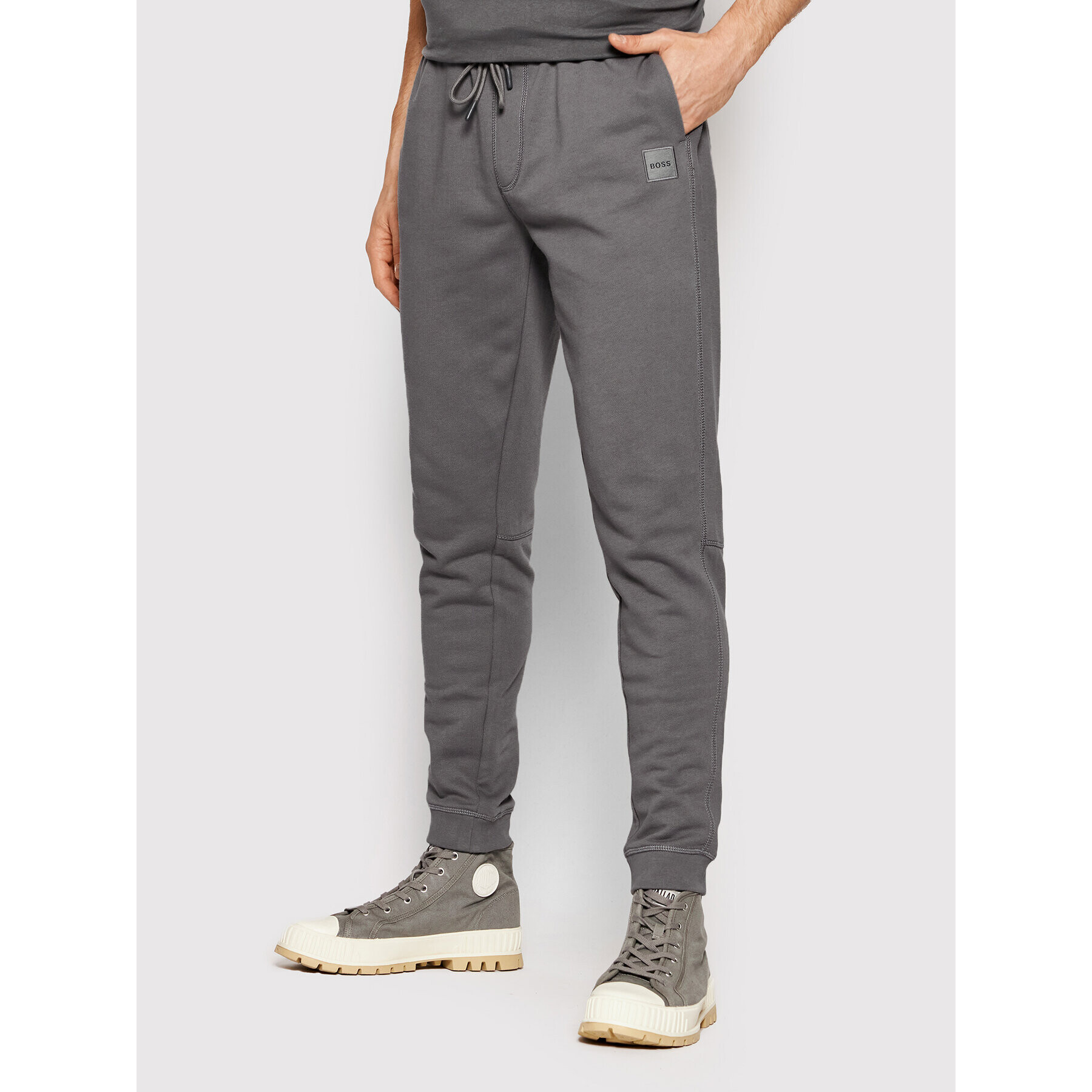 Boss Долнище анцуг Sestart 1 50462790 Сив Regular Fit - Pepit.bg