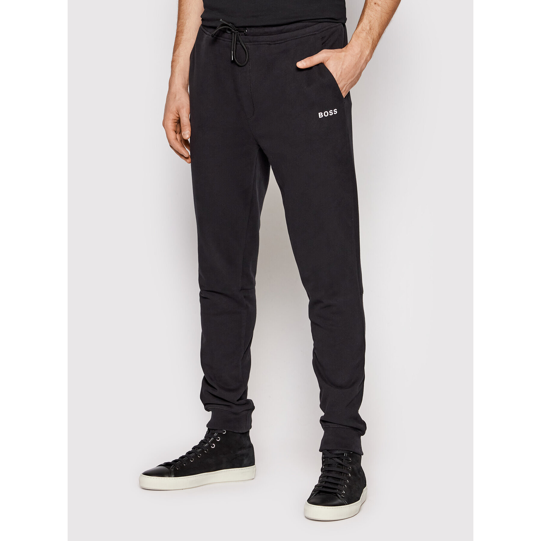 Boss Долнище анцуг Skeevo 1 50462827 Черен Regular Fit - Pepit.bg