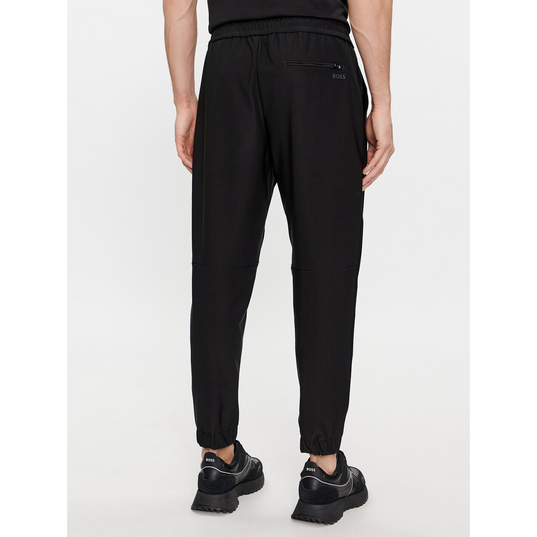 Boss Долнище анцуг T_Flex 50500615 Черен Tapered Fit - Pepit.bg