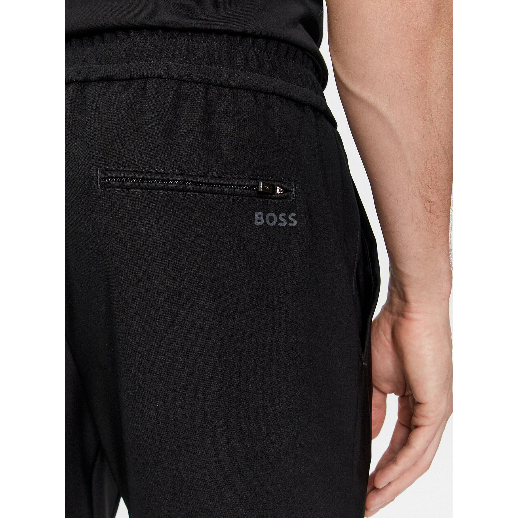 Boss Долнище анцуг T_Flex 50500615 Черен Tapered Fit - Pepit.bg