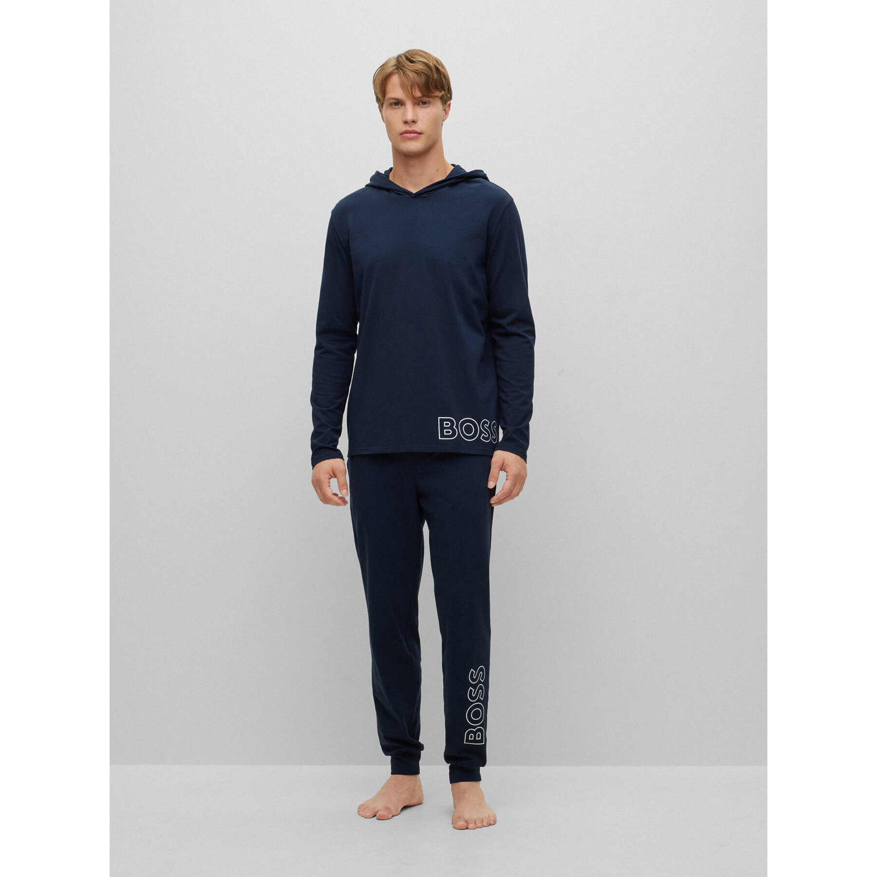 Boss Долнище на пижама 50481199 Тъмносин Regular Fit - Pepit.bg