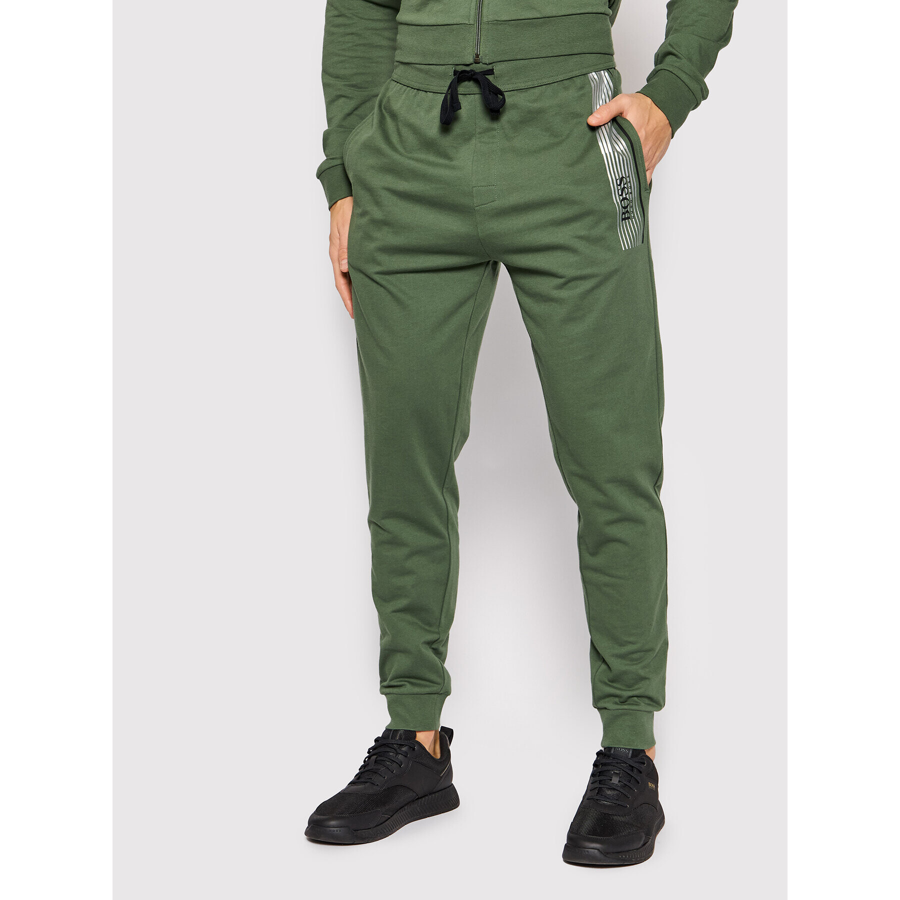 Boss Долнище анцуг Authentic 50464911 Зелен Regular Fit - Pepit.bg