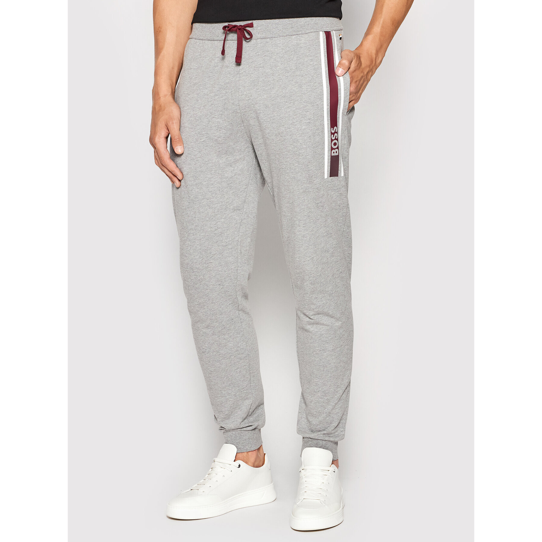 Boss Долнище анцуг Authentic 50473063 Сив Regular Fit - Pepit.bg