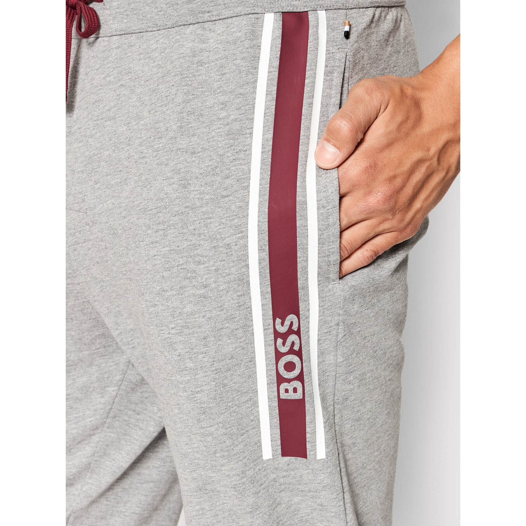 Boss Долнище анцуг Authentic 50473063 Сив Regular Fit - Pepit.bg