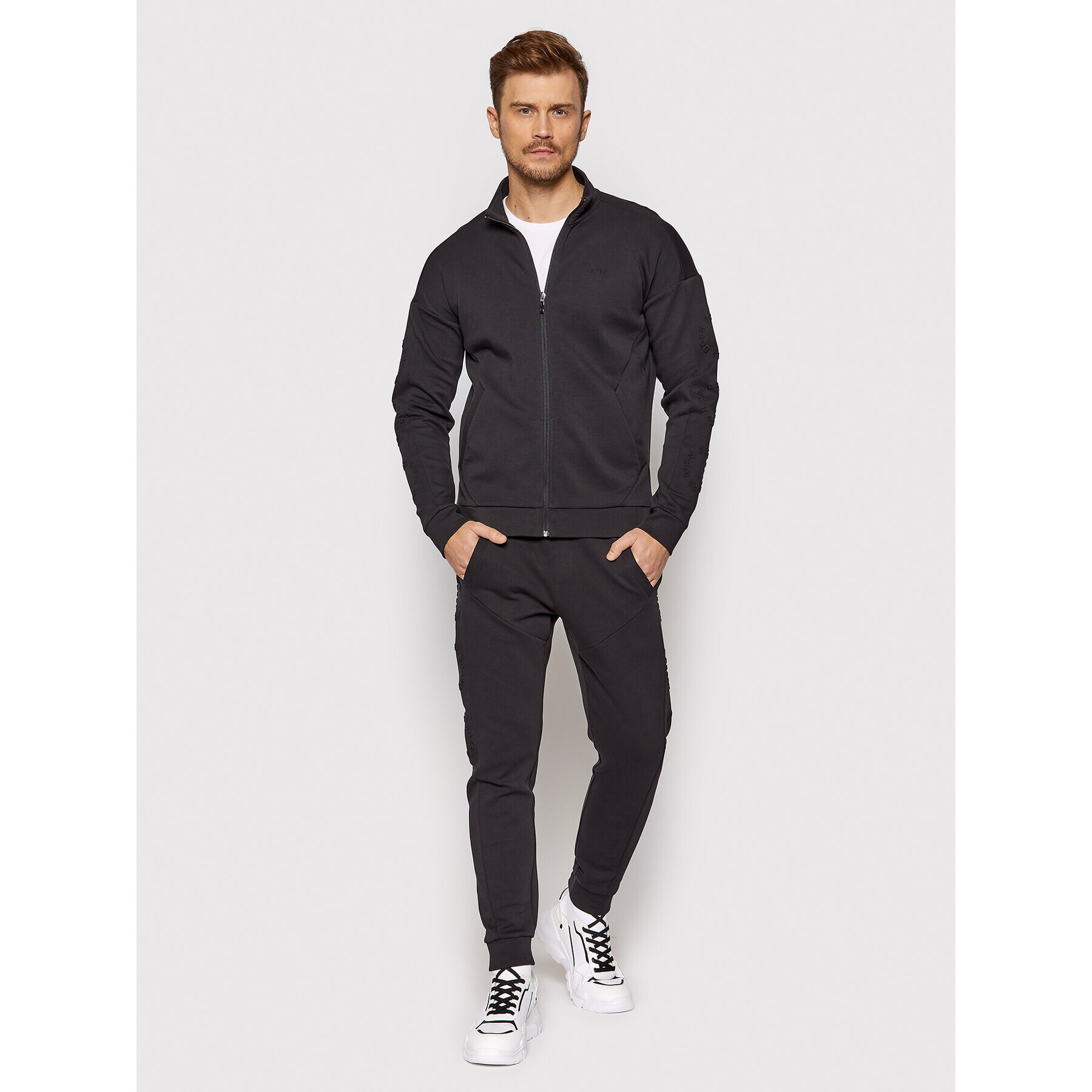 Boss Долнище анцуг Hadiko Circle 50456501 Черен Regular Fit - Pepit.bg