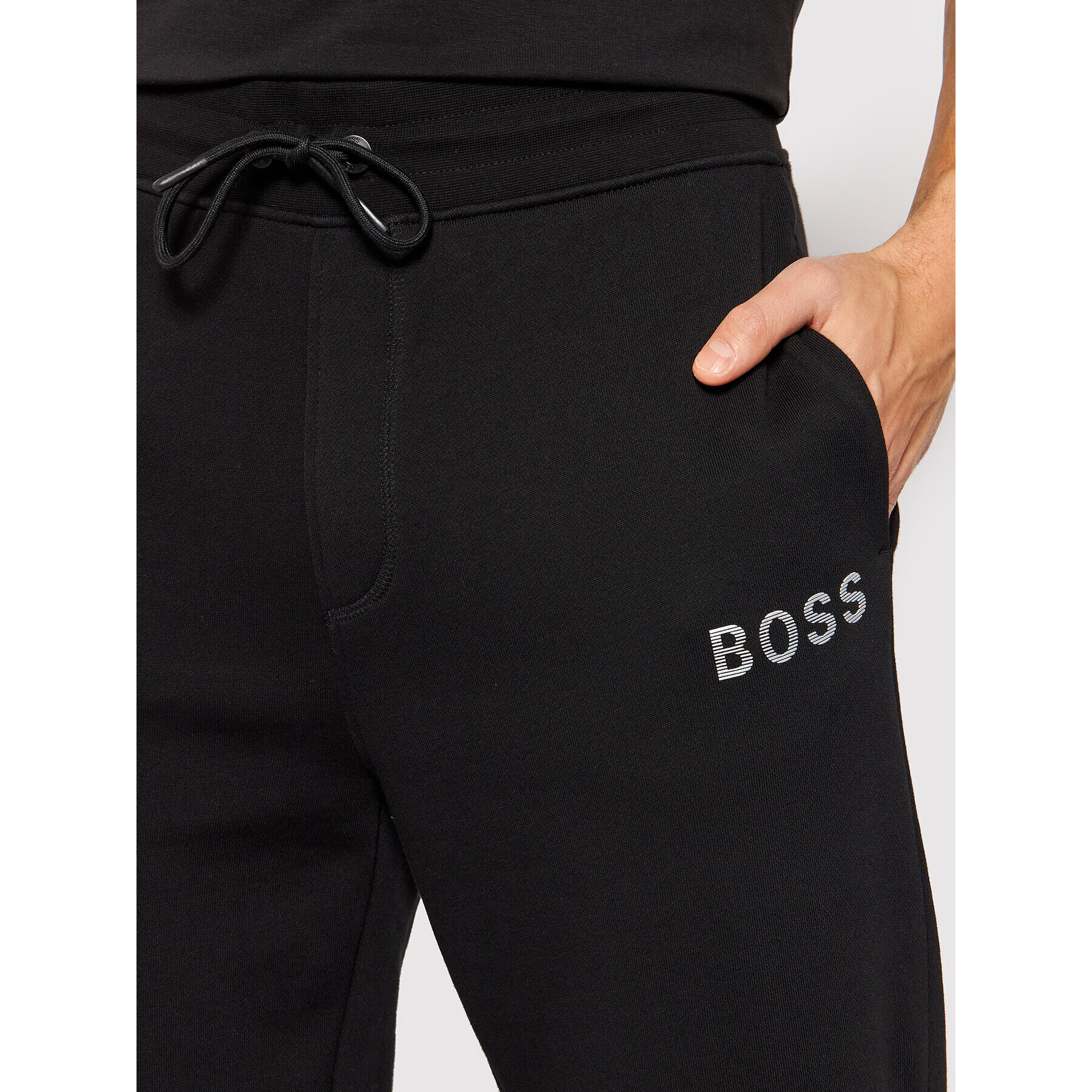 Boss Долнище анцуг Julek_Za 50472238 Черен Relaxed Fit - Pepit.bg