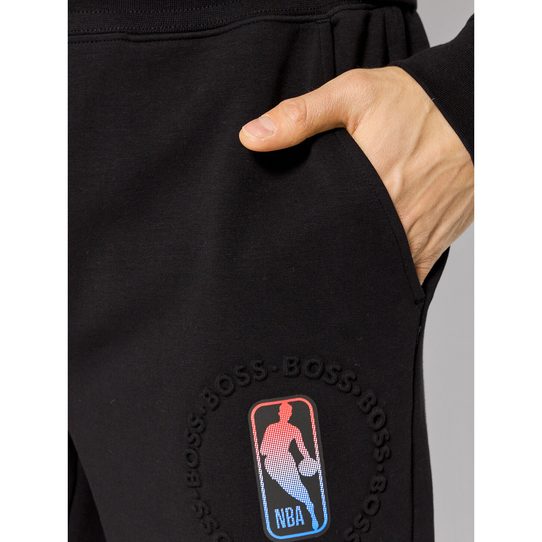 Boss Долнище анцуг NBA Slamdunk2_3 50469437 Черен Regular Fit - Pepit.bg