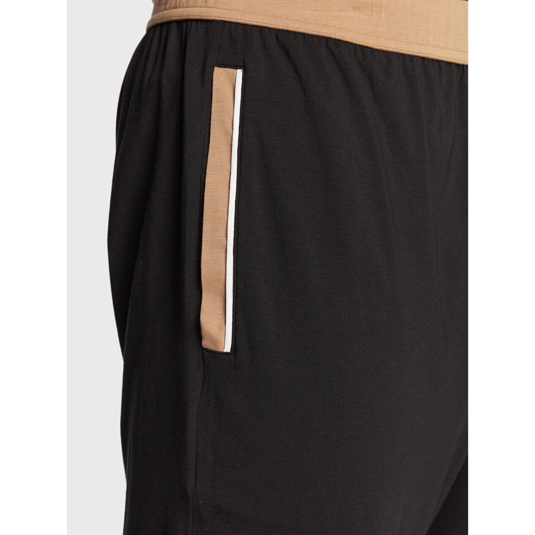 Boss Долнище на пижама Balance 50479282 Черен Regular Fit - Pepit.bg