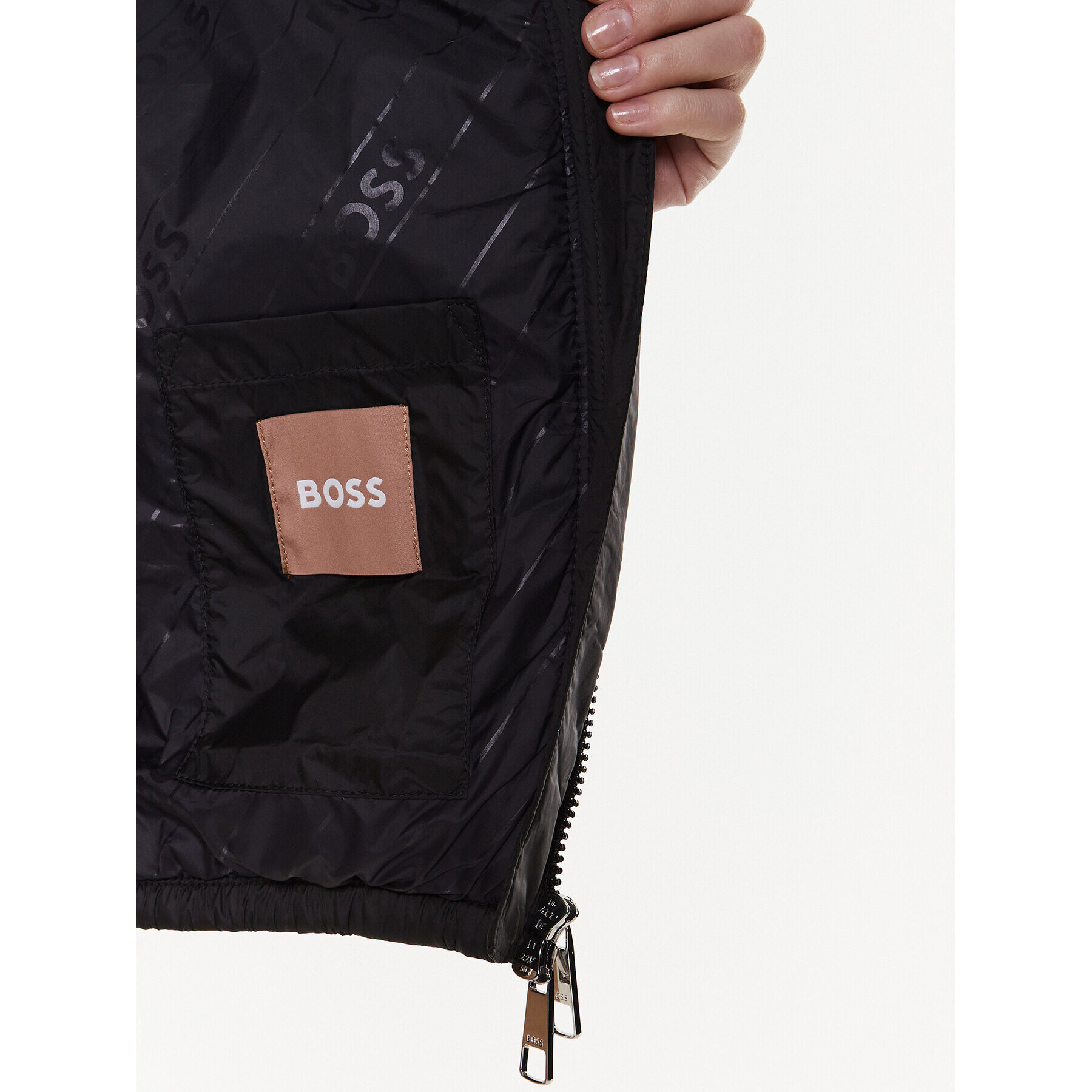 Boss Елек C_Palaro1 50480841 Черен Regular Fit - Pepit.bg