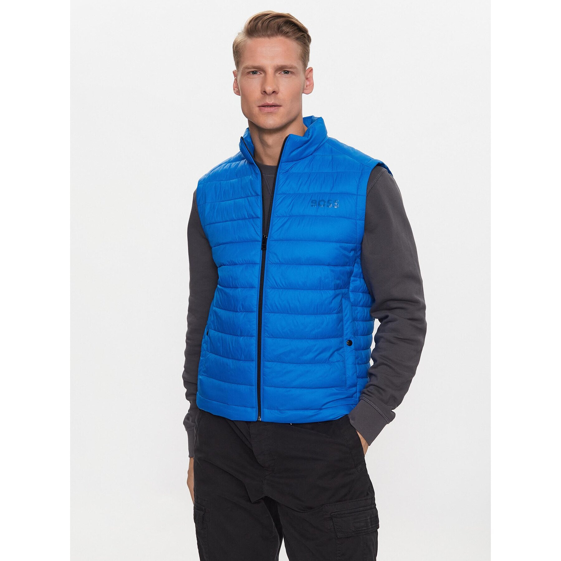 Boss Елек Calano 50471854 Син Regular Fit - Pepit.bg