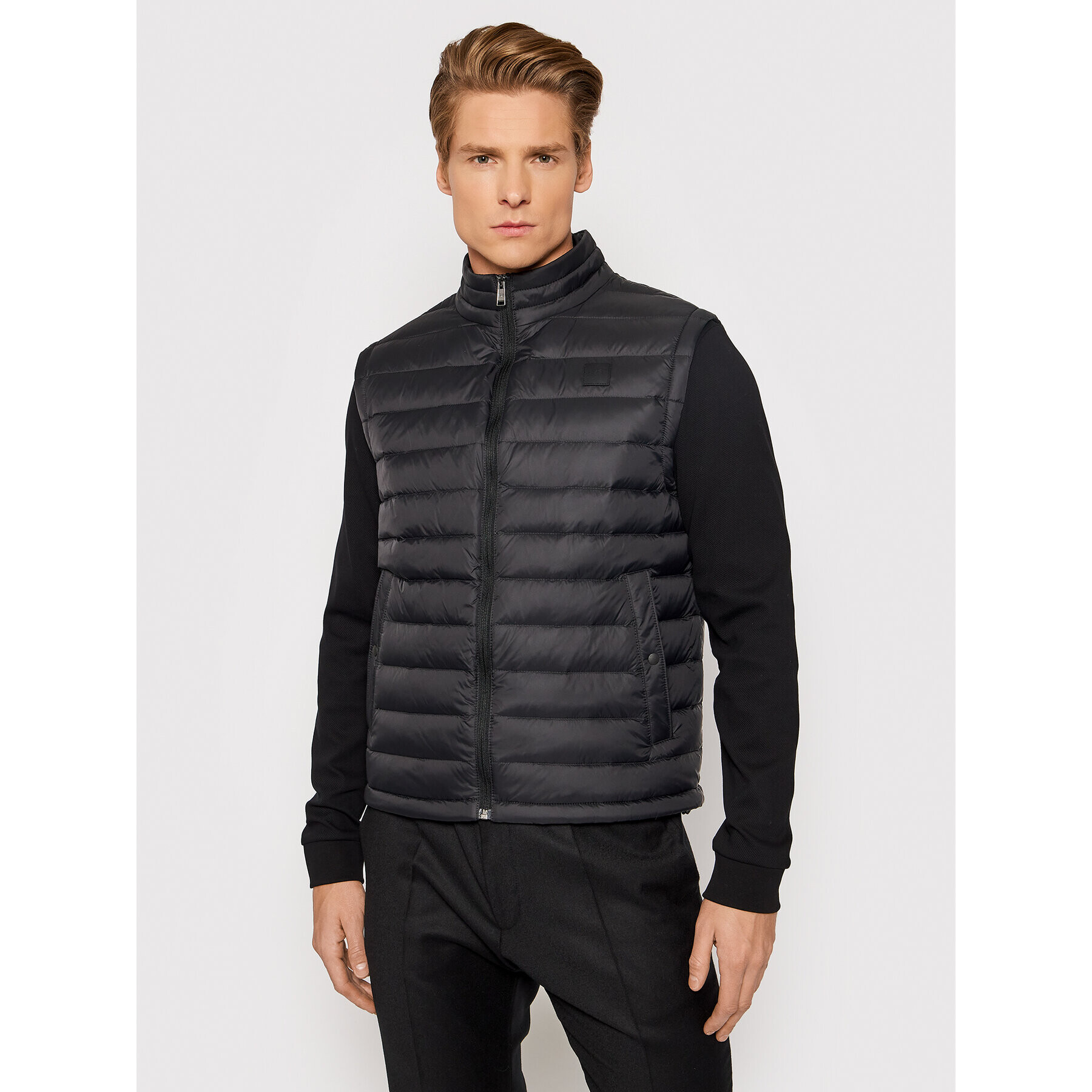 Boss Елек Chroma 50448705 Черен Regular Fit - Pepit.bg