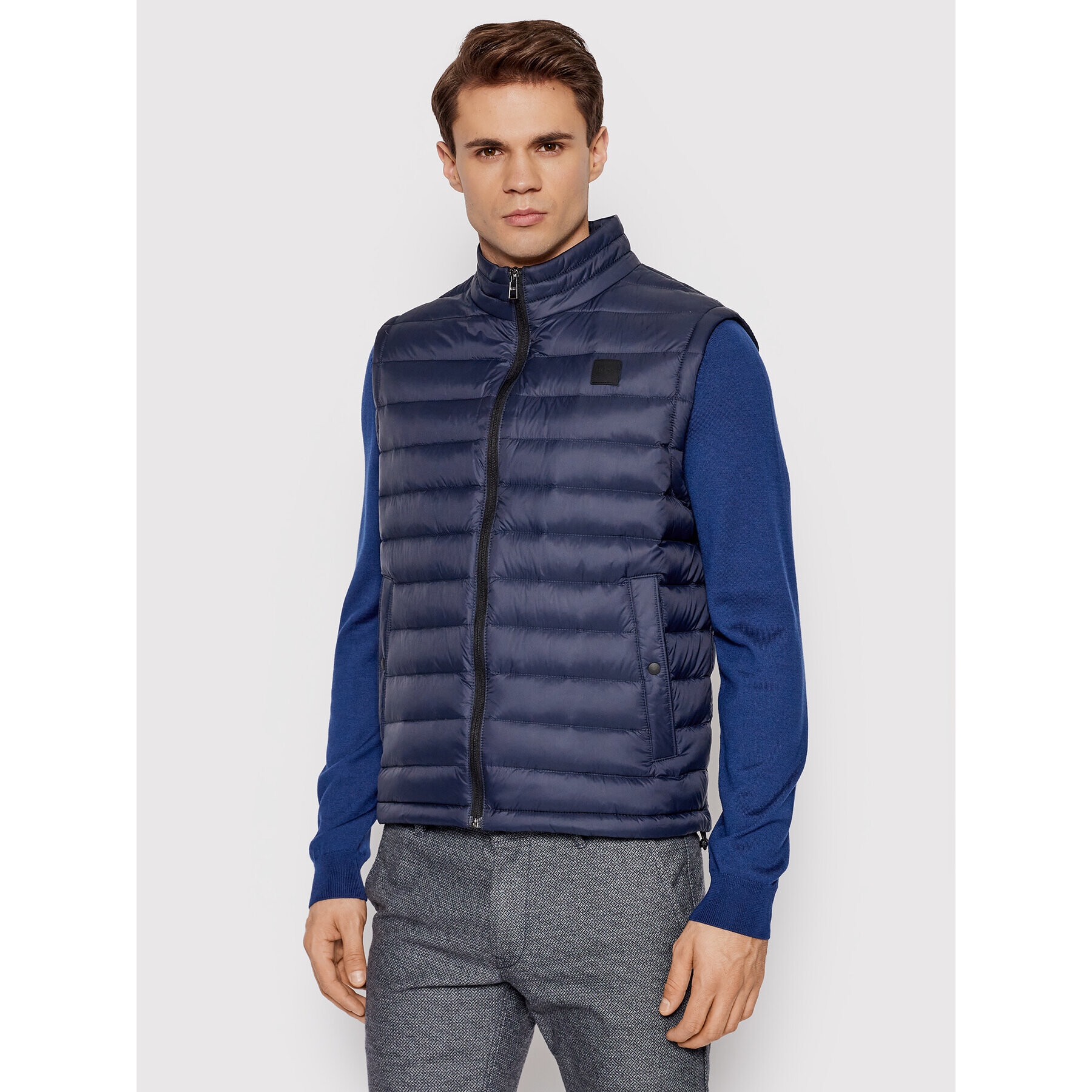 Boss Елек Chroma 50448705 Тъмносин Regular Fit - Pepit.bg