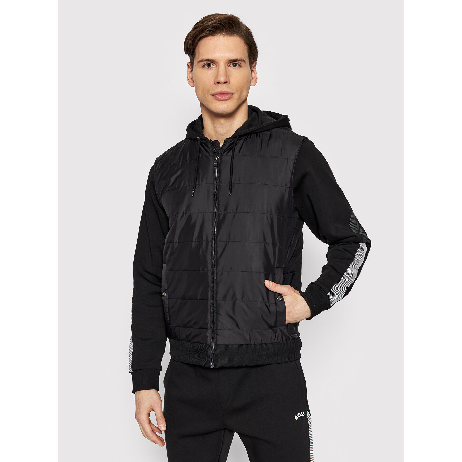 Boss Елек Landino_66Zo 50468979 Черен Regular Fit - Pepit.bg
