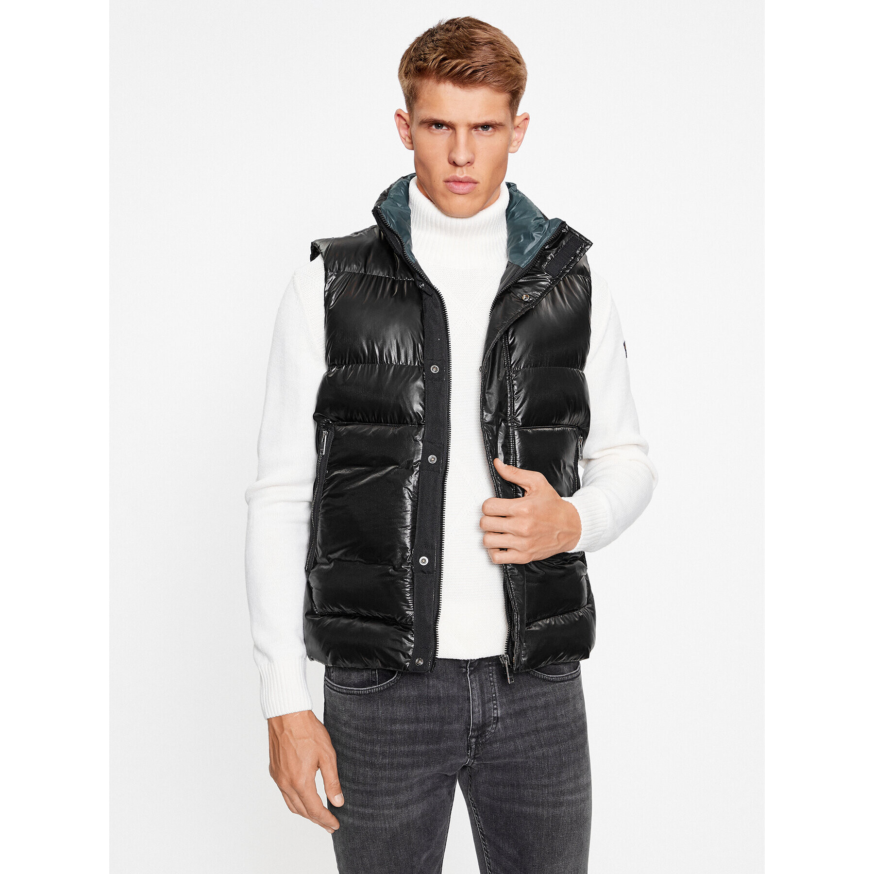 Boss Елек Odaina 50498223 Черен Regular Fit - Pepit.bg