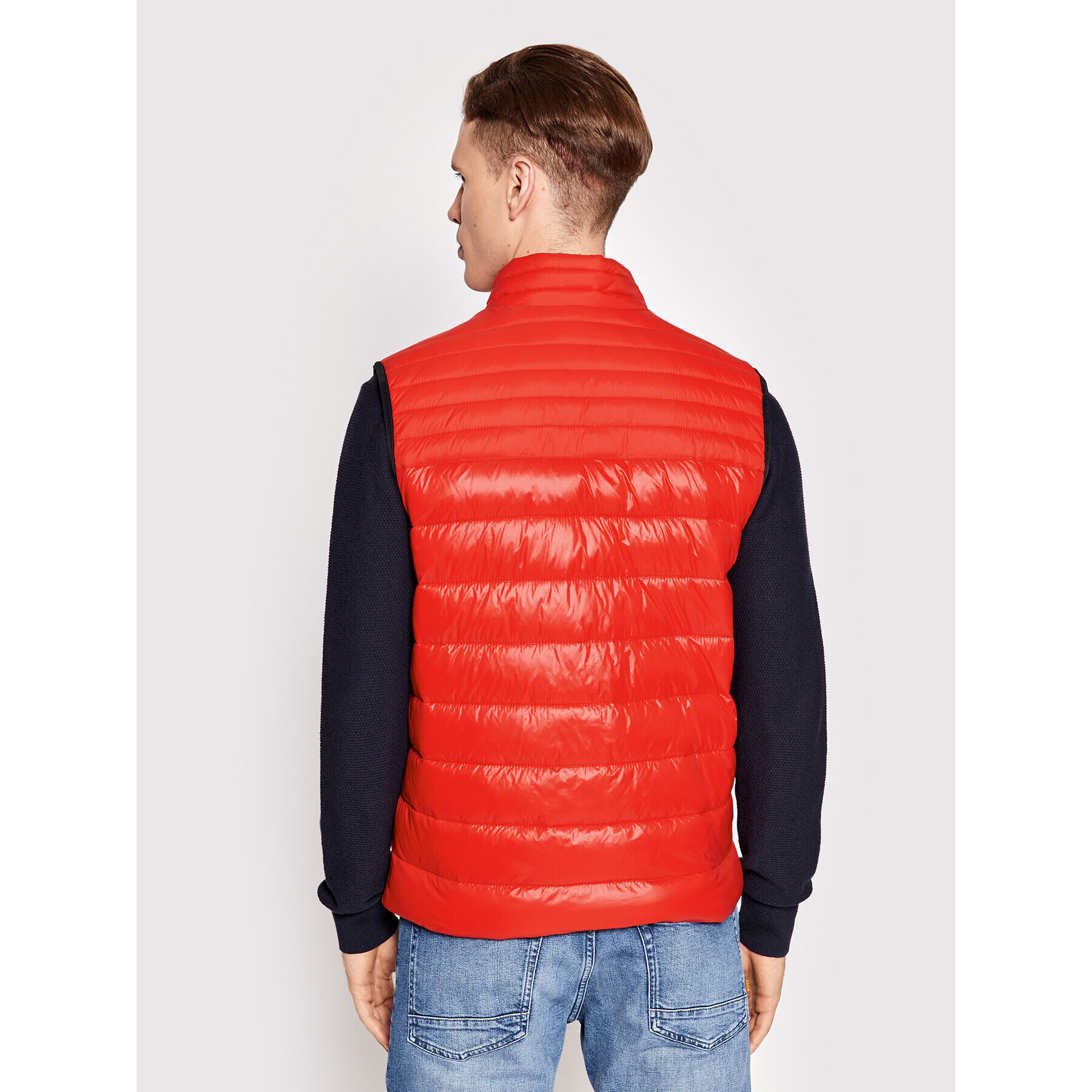 Boss Елек Odeno 50472861 Червен Regular Fit - Pepit.bg