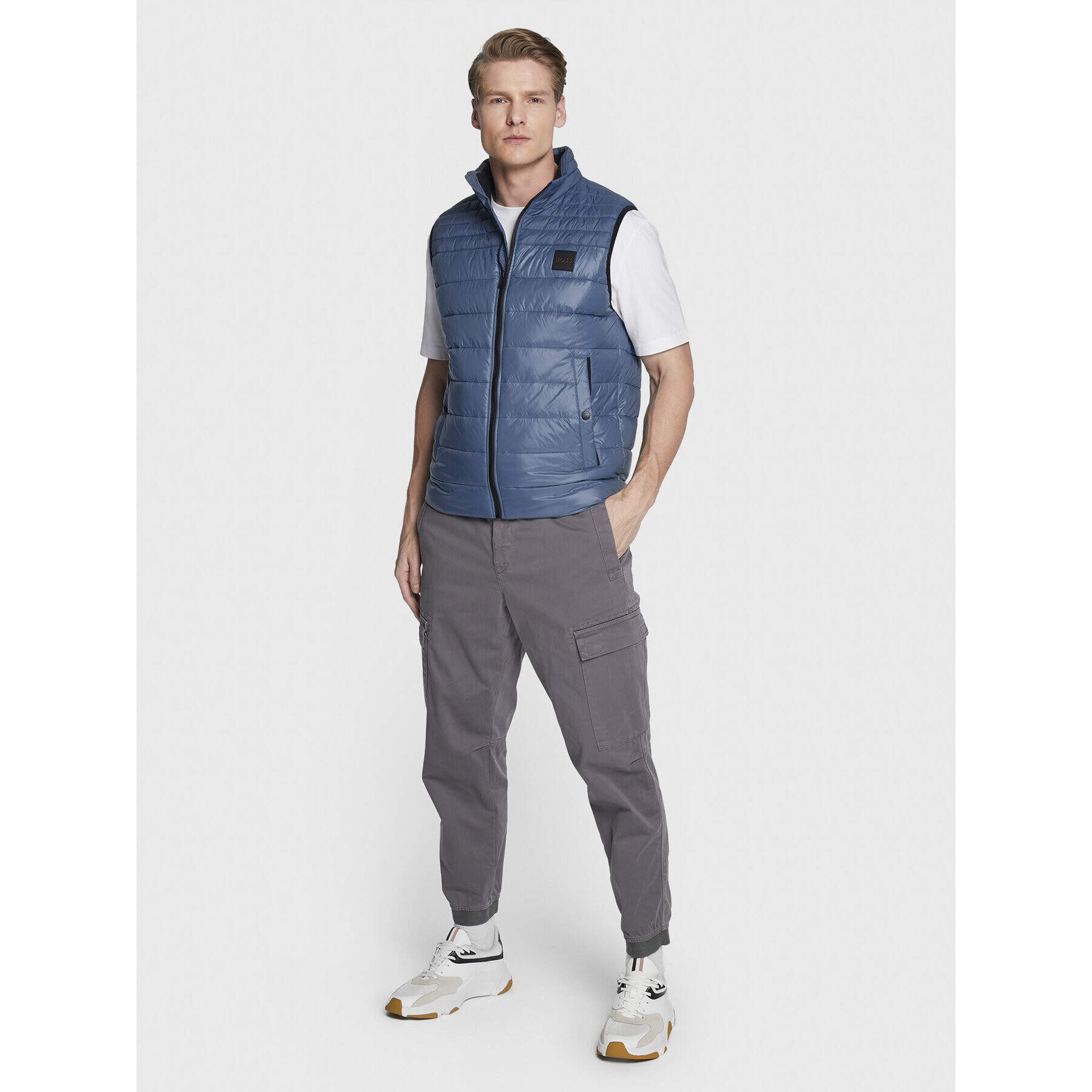 Boss Елек Odeno 50472861 Син Regular Fit - Pepit.bg